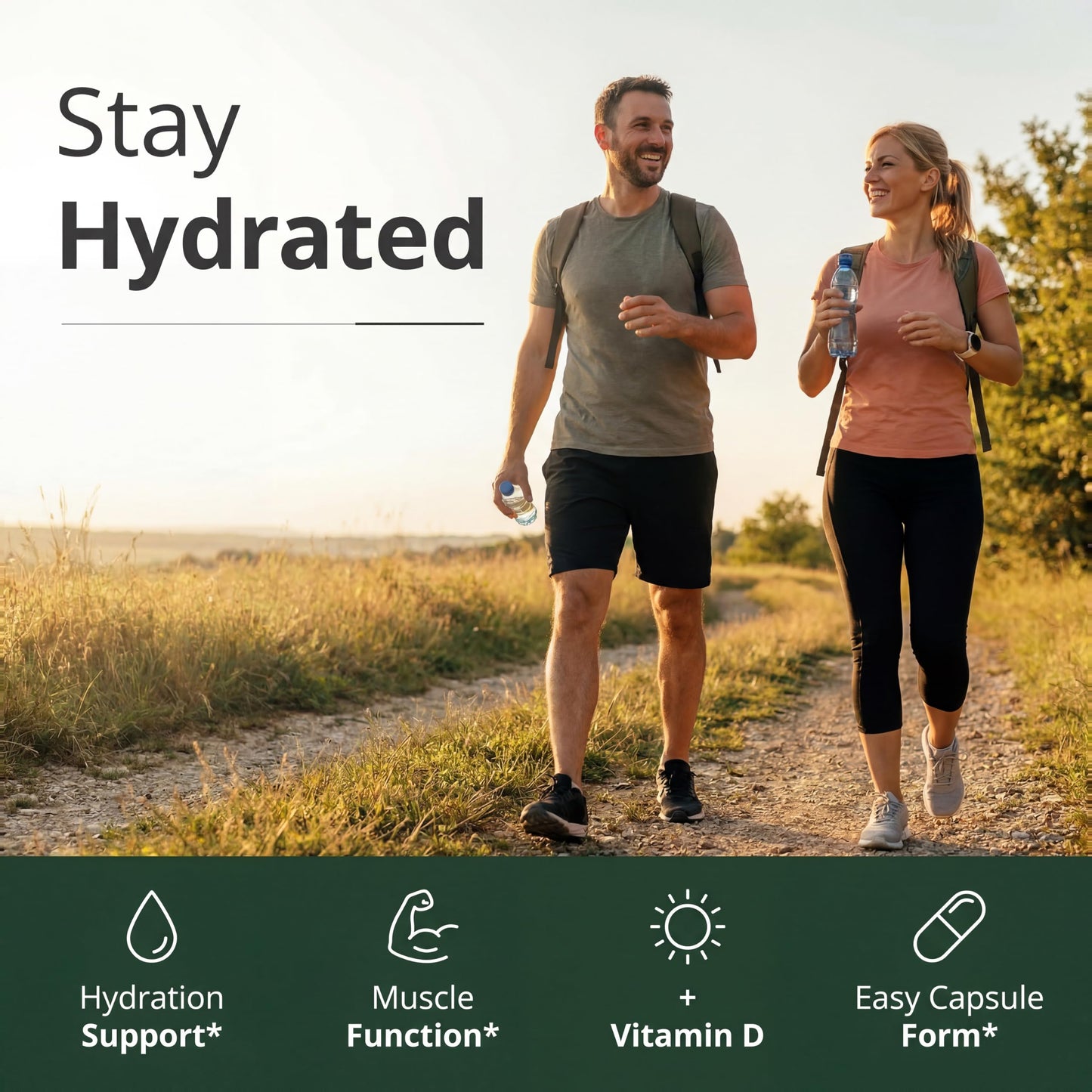 Vimerson Health Electrolyte Capsules with Sodium Potassium Magnesium Calcium – Hydration Support with Vitamin D & BioPerine for Absorption – Flavorless – 100 Vegetable Capsules