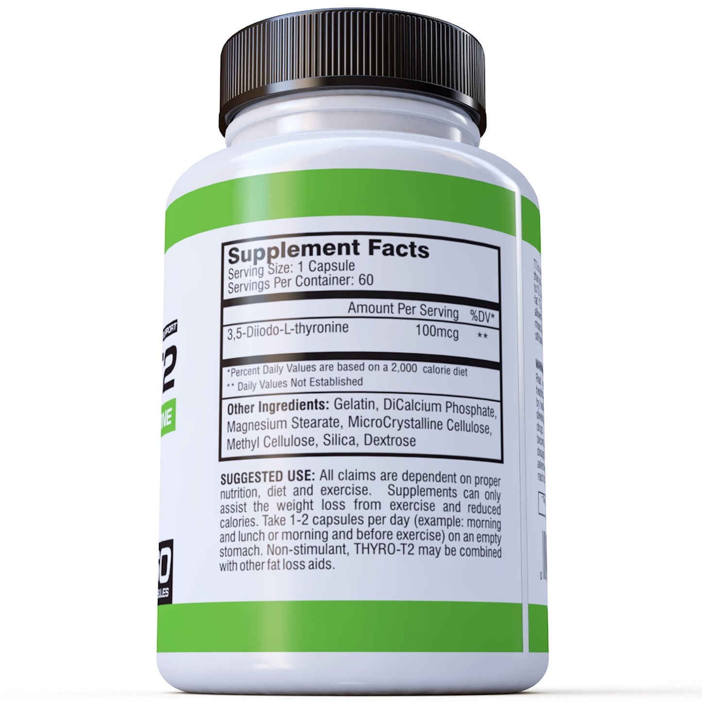 Thyro-T2 BioCor Nutrition Thyro-T2 Thyroid Hormone Fat Burner Supplement Capsule 60