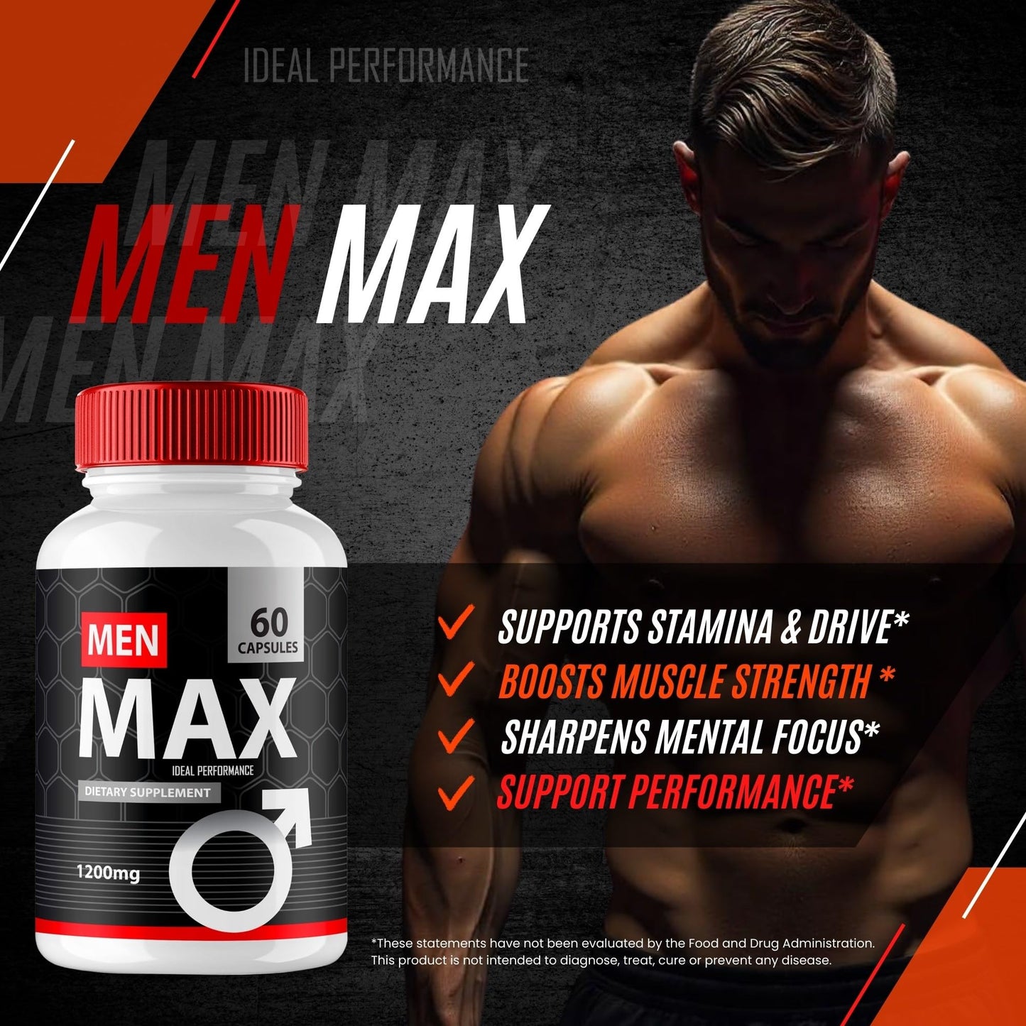 Ideal Performance MenMax Capsules 300 Count
