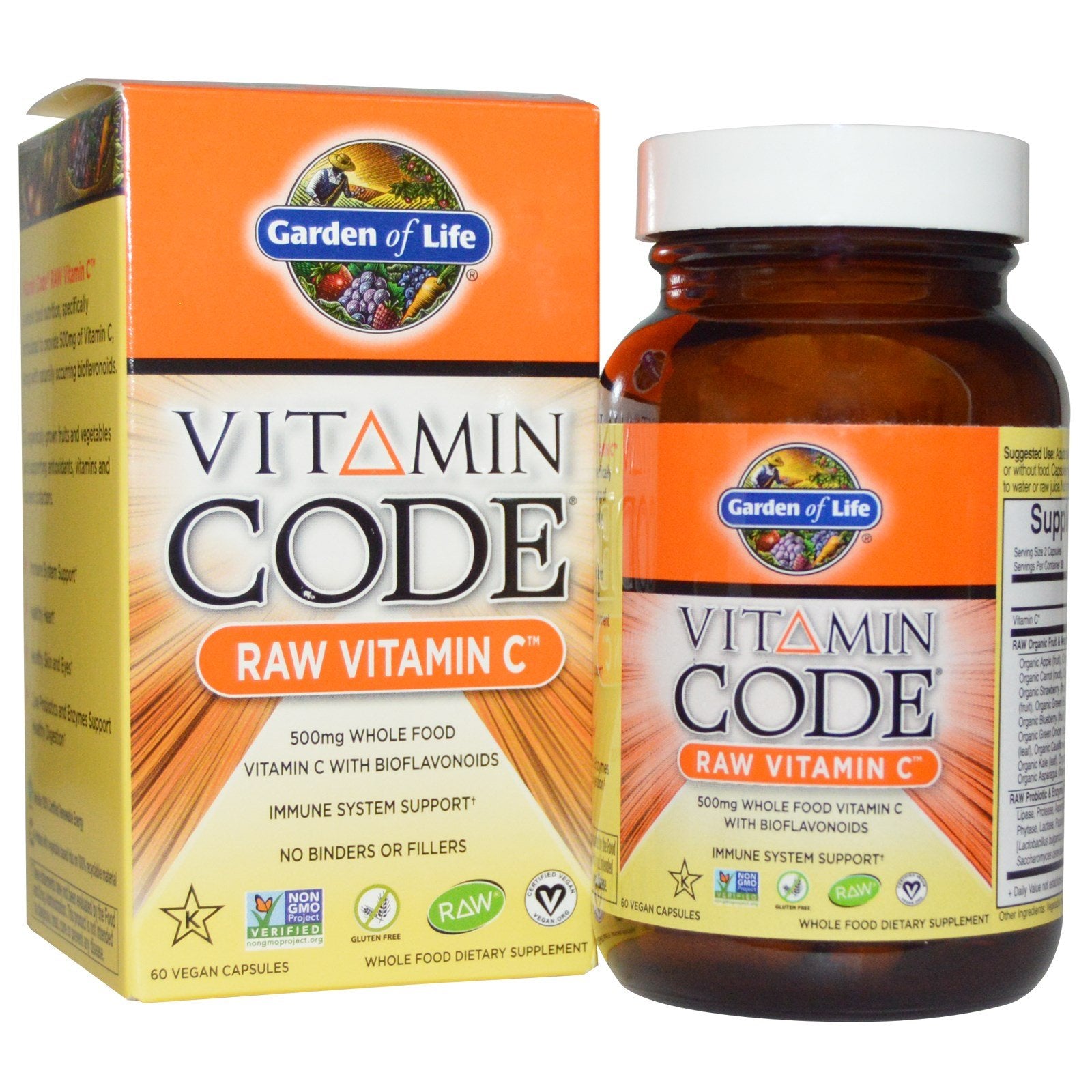 Vitamin Code Garden C Raw 60 Capsules