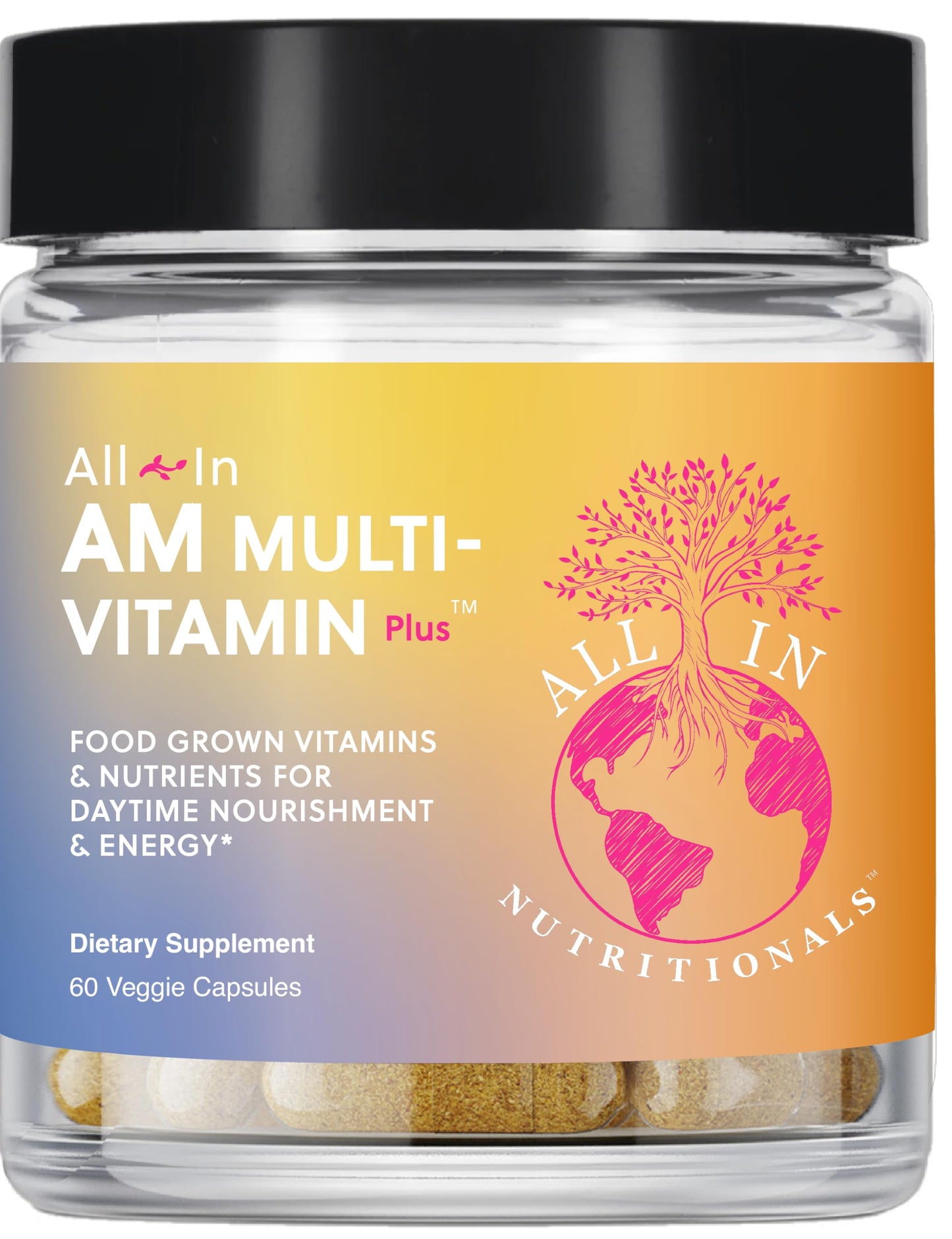 All In Nutritionals AM Multi-Vitamin + Capsule 60 Count