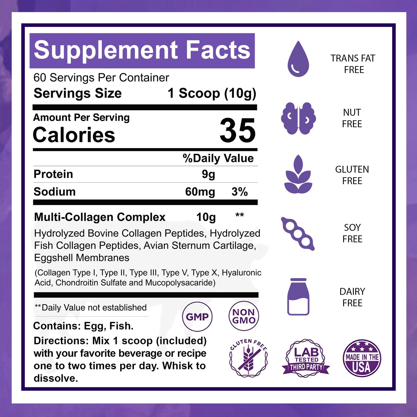 Zammex Multi Collagen Protein Powder 21