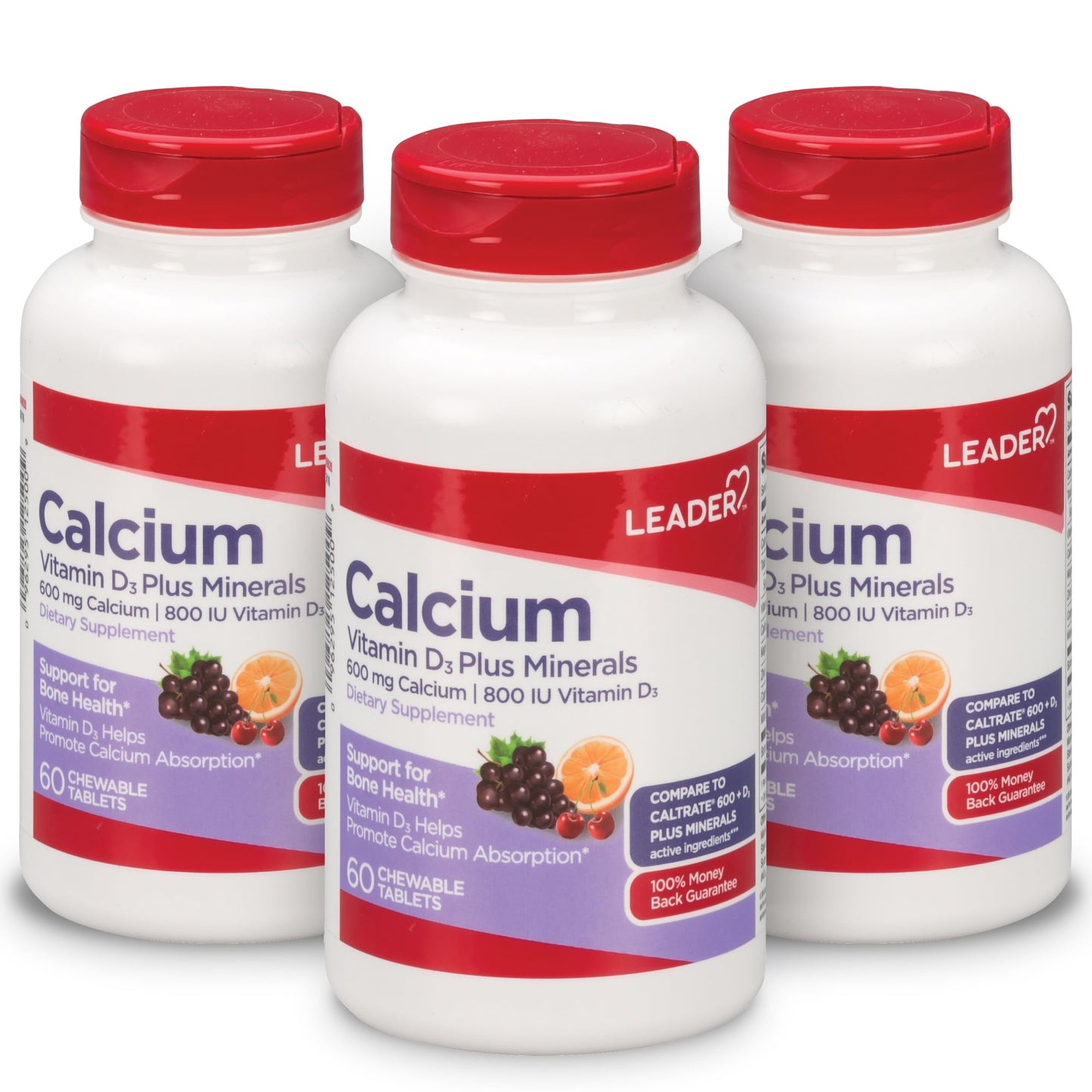 Leader Calcium Vitamin D3 Plus Minerals Tablets 180