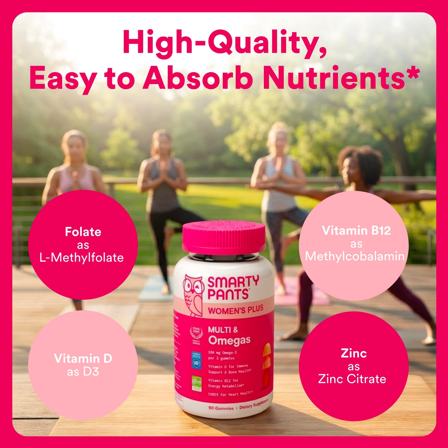 SmartyPants Women's Multivitamin Gummies 90 Count