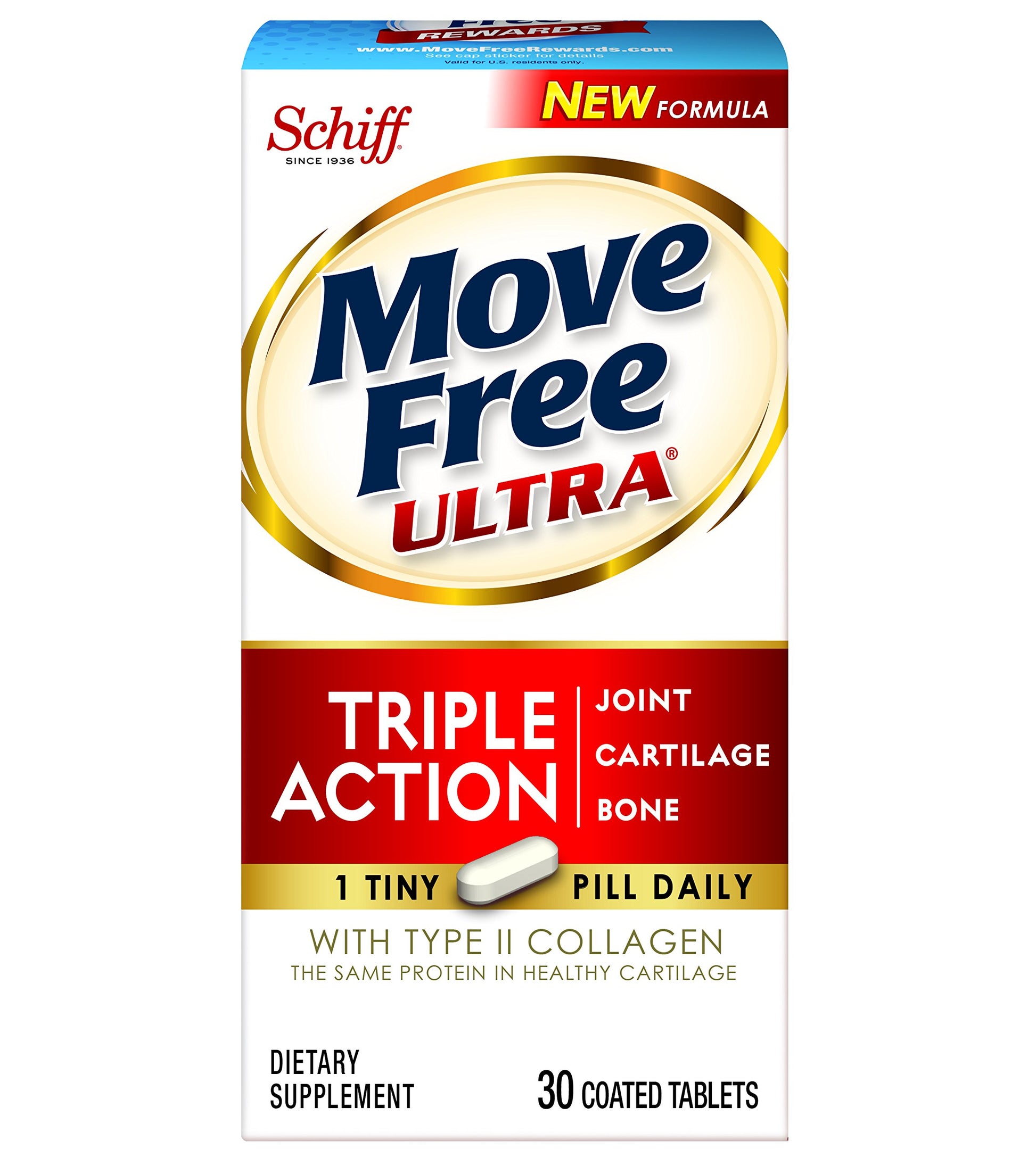 Move Free Ultra Triple Action Tablet, 30 Tablets