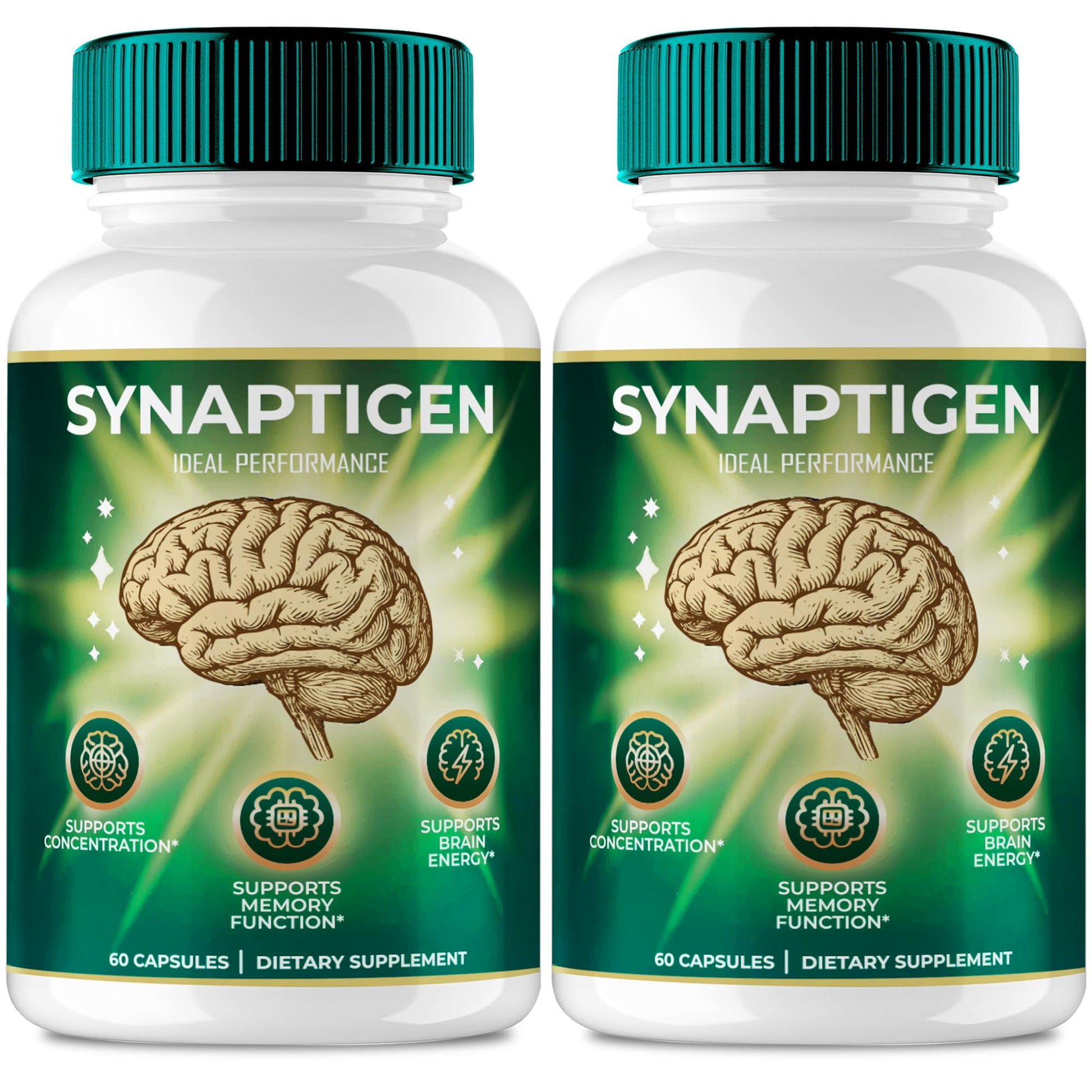 IDEAL PERFORMANCE Synaptigen Brain and Memory Supplement Capsules 120