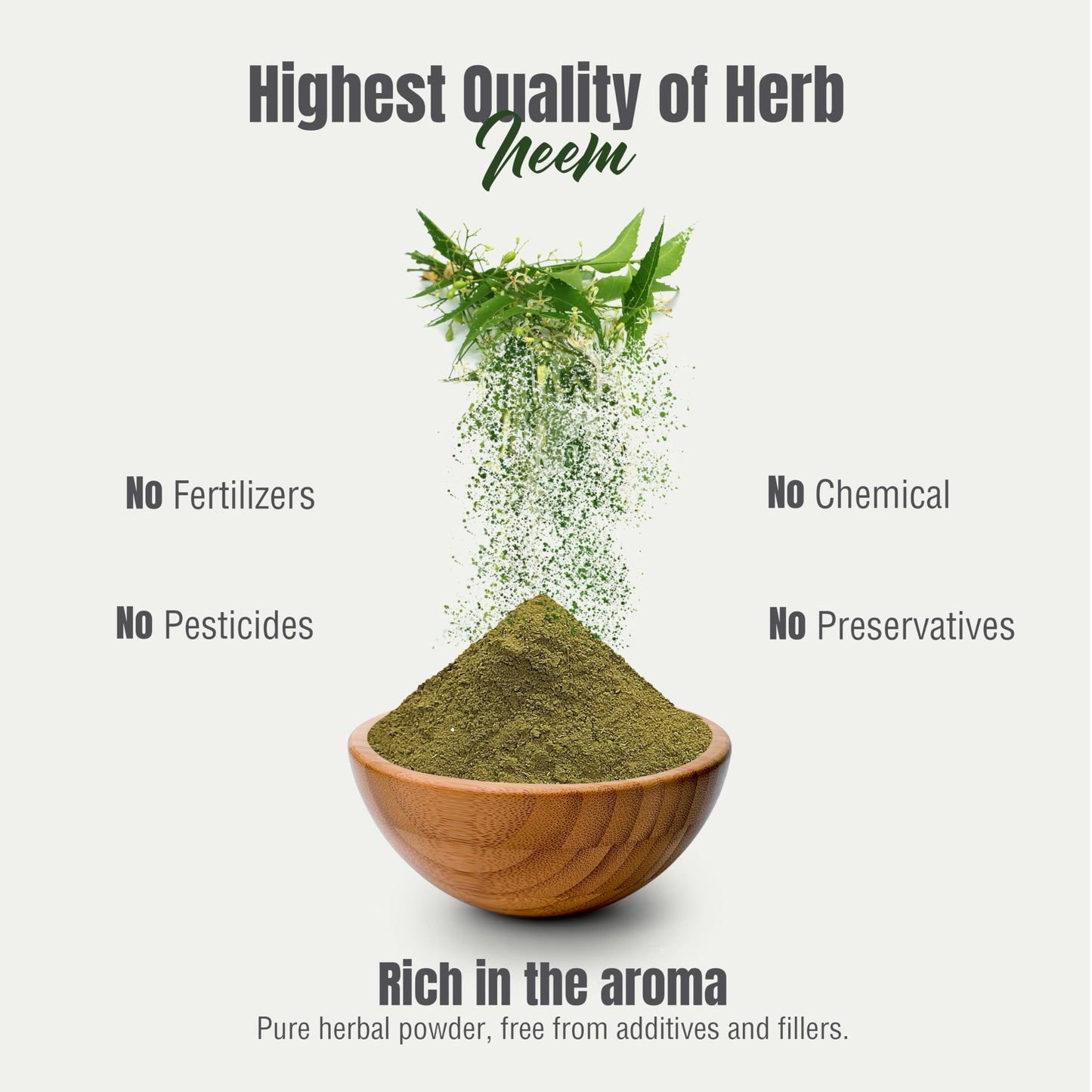Herbsforever Neem Azadirachta Indica Powder 8.11 Ounce