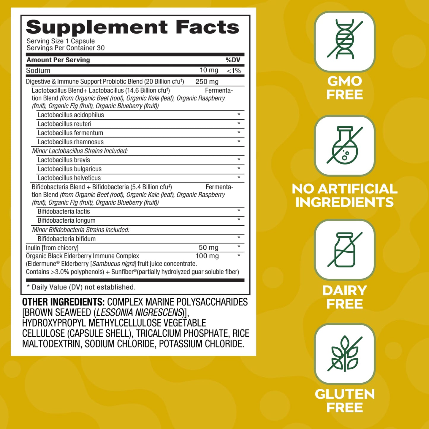 Social Naturals Immunity Probiotic Capsule, 30 Capsules