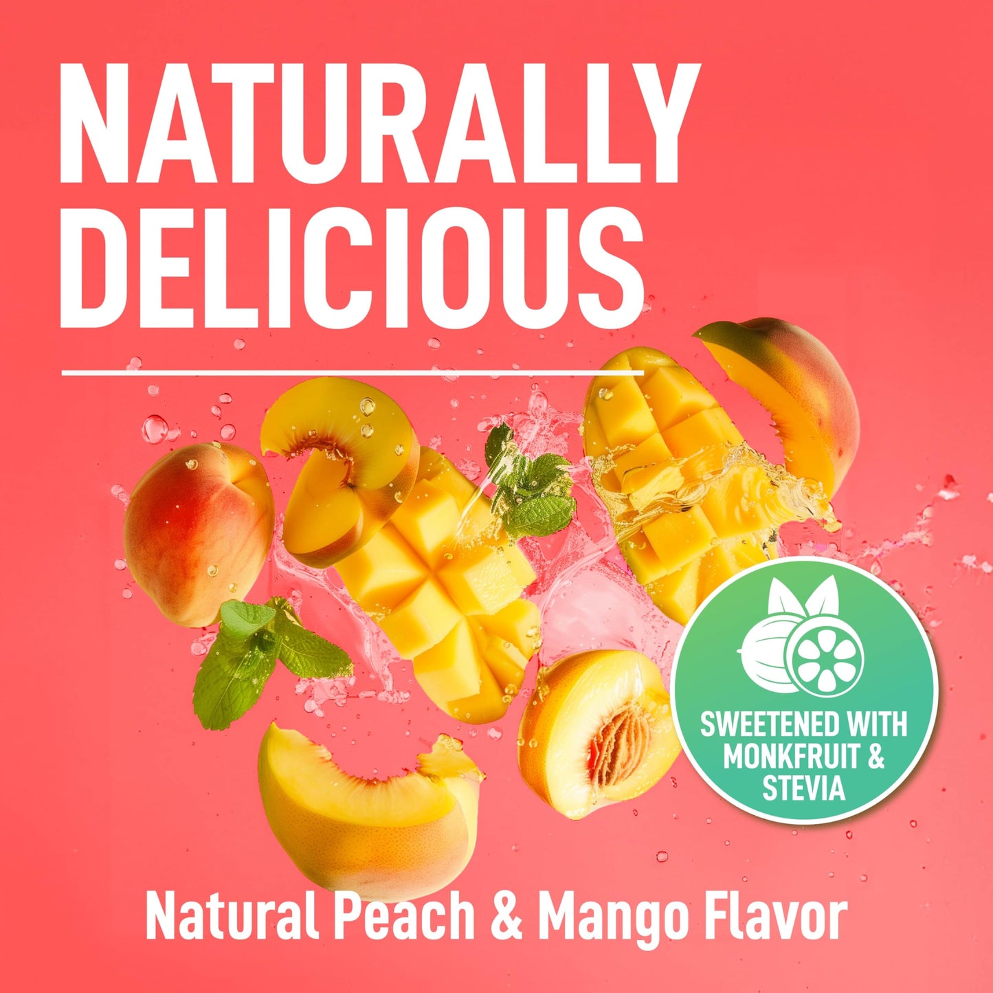 Keppi Electrolytes Powder Peach Mango 50 Servings