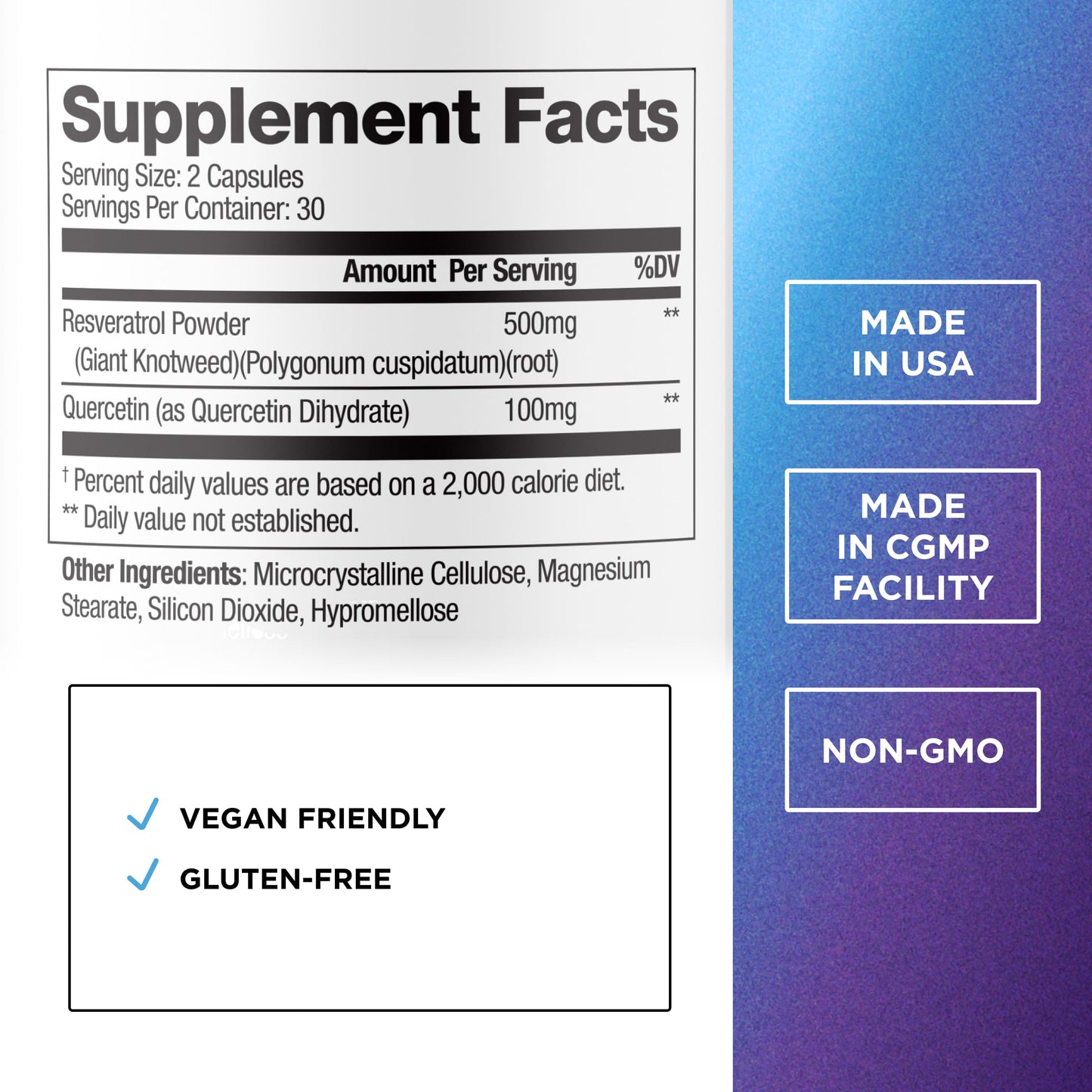 DR. EMIL NUTRITION Resveratrol Supplement Capsules 120