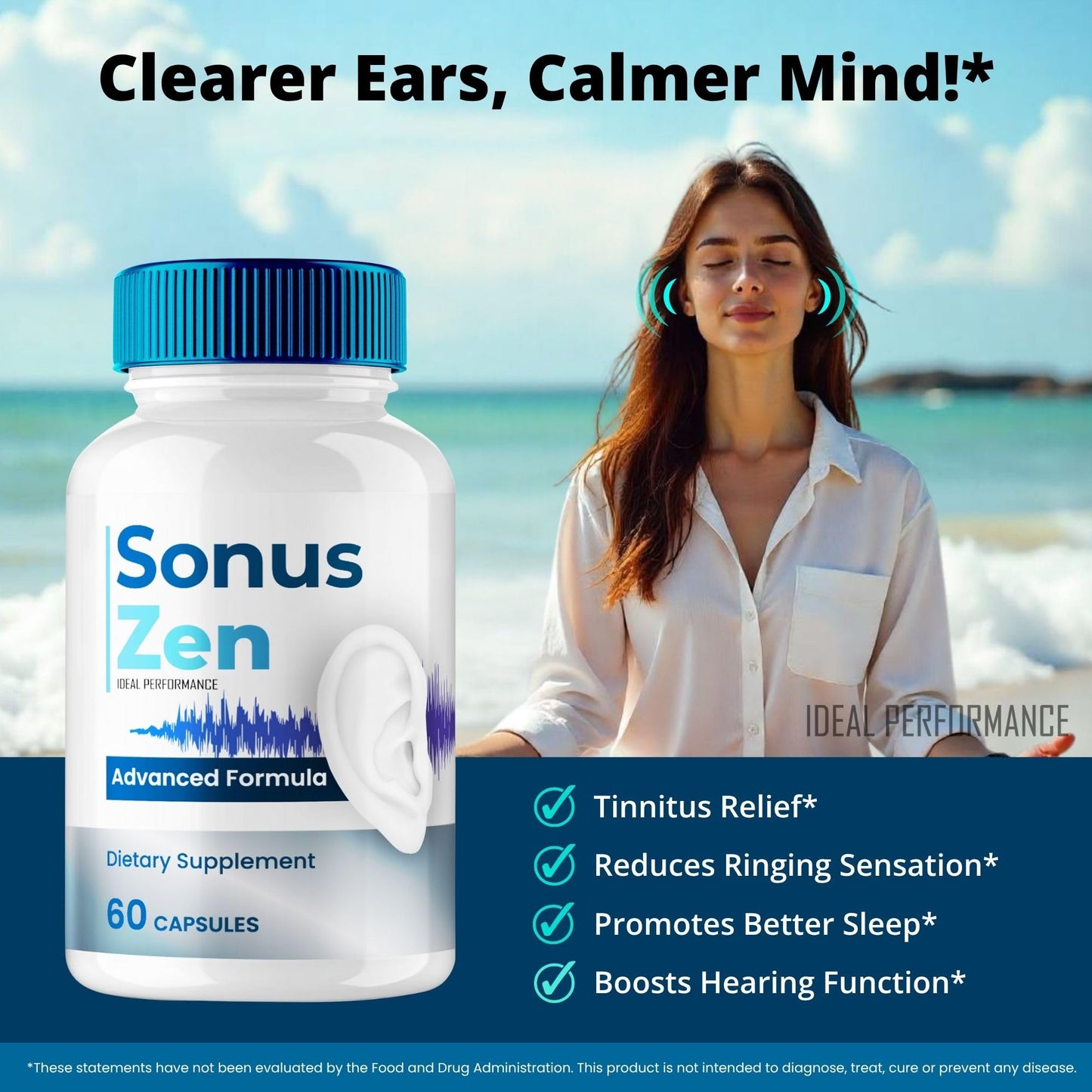 Ideal Performance SonusZen Capsules, 120 Capsules