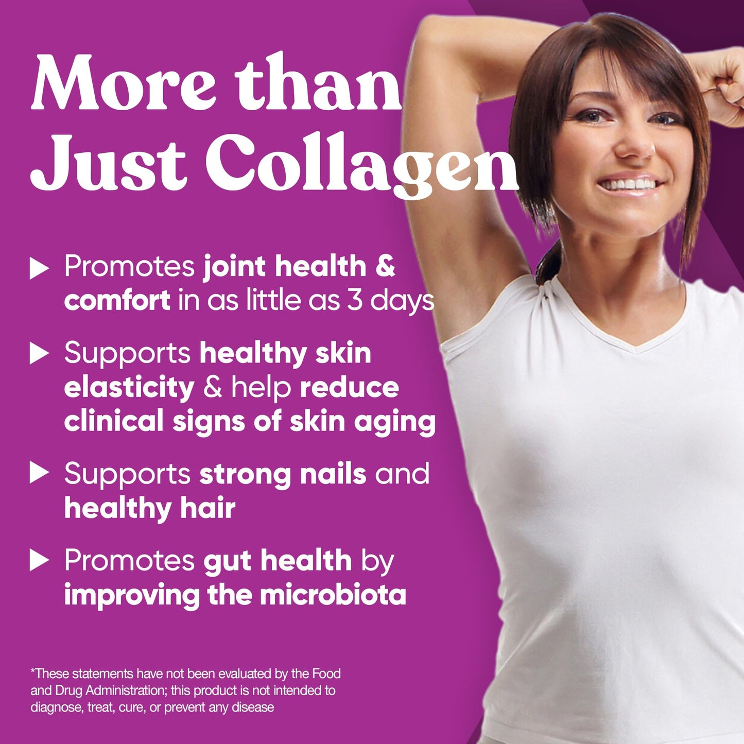 Eu Natural Move & Glow Collagen Pills for Women & Men - Vegetarian Multi-Collagen (Type I-V-X) with 9 Plant-based Superfoods for Skin Health & Joint Support - Biotin, Vitamin C, Vitamin E, 60 Vegetarian Capsules