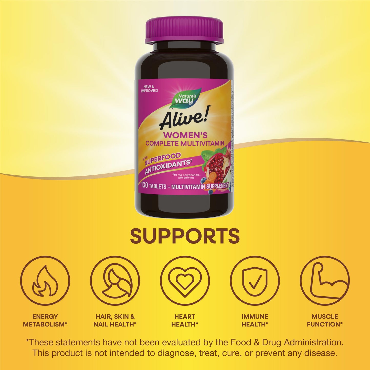 Nature's Way Alive! Daily Complete Multivitamin for Women, 260 Tablets