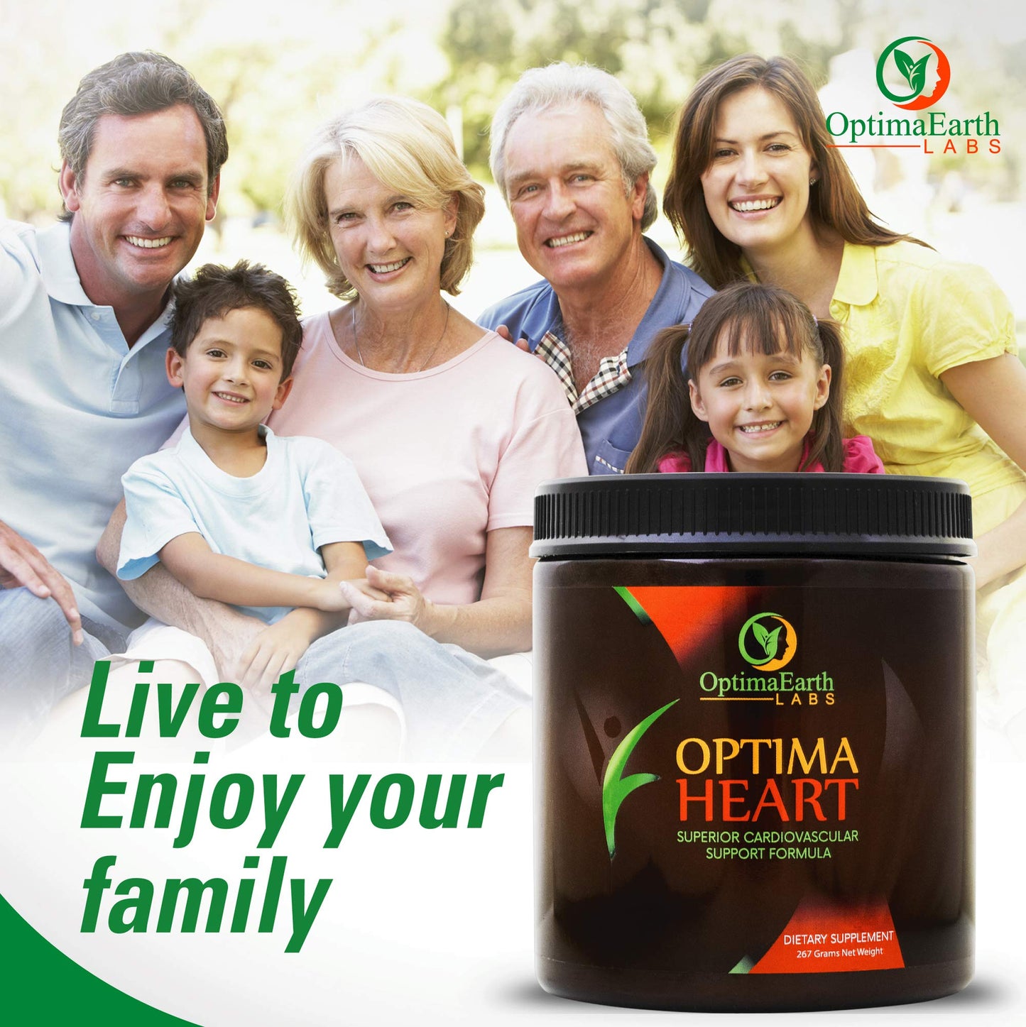 OptimaEarth Labs Optima Heart Powder 9.41 oz