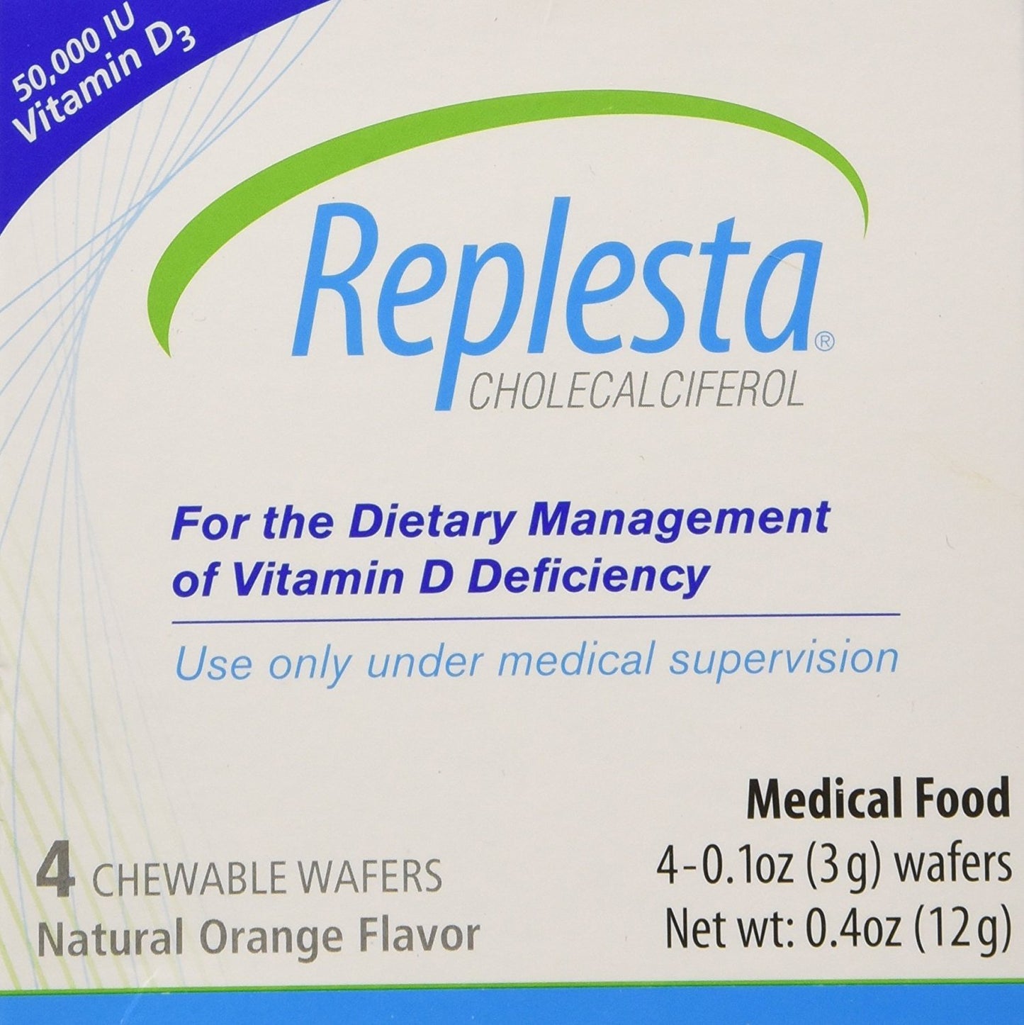 Everidis Health Sciences Replesta Tabs Chewable Wafers, 8 Count
