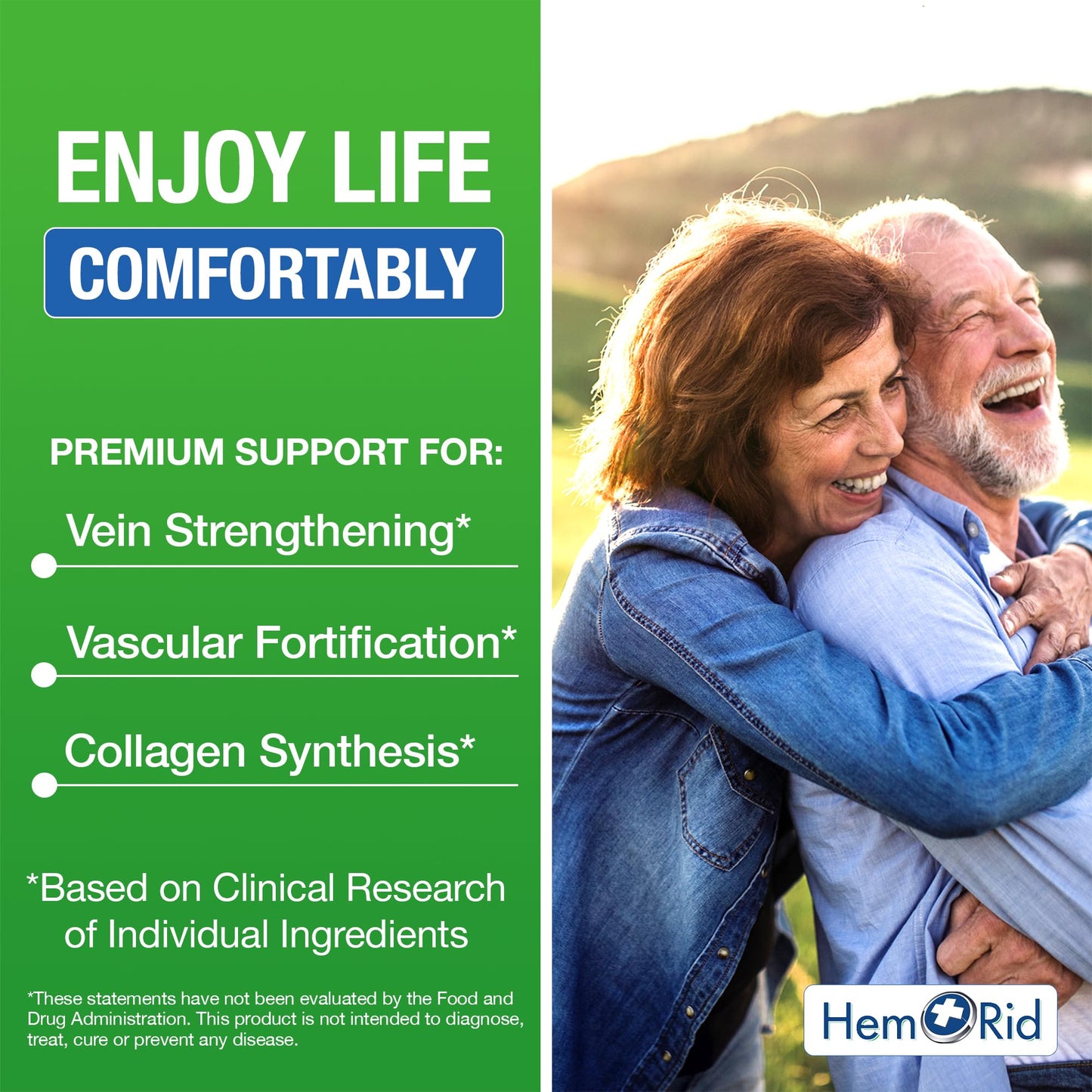 HemRid Plus Advanced Herbal Comfort Formula Capsules 90