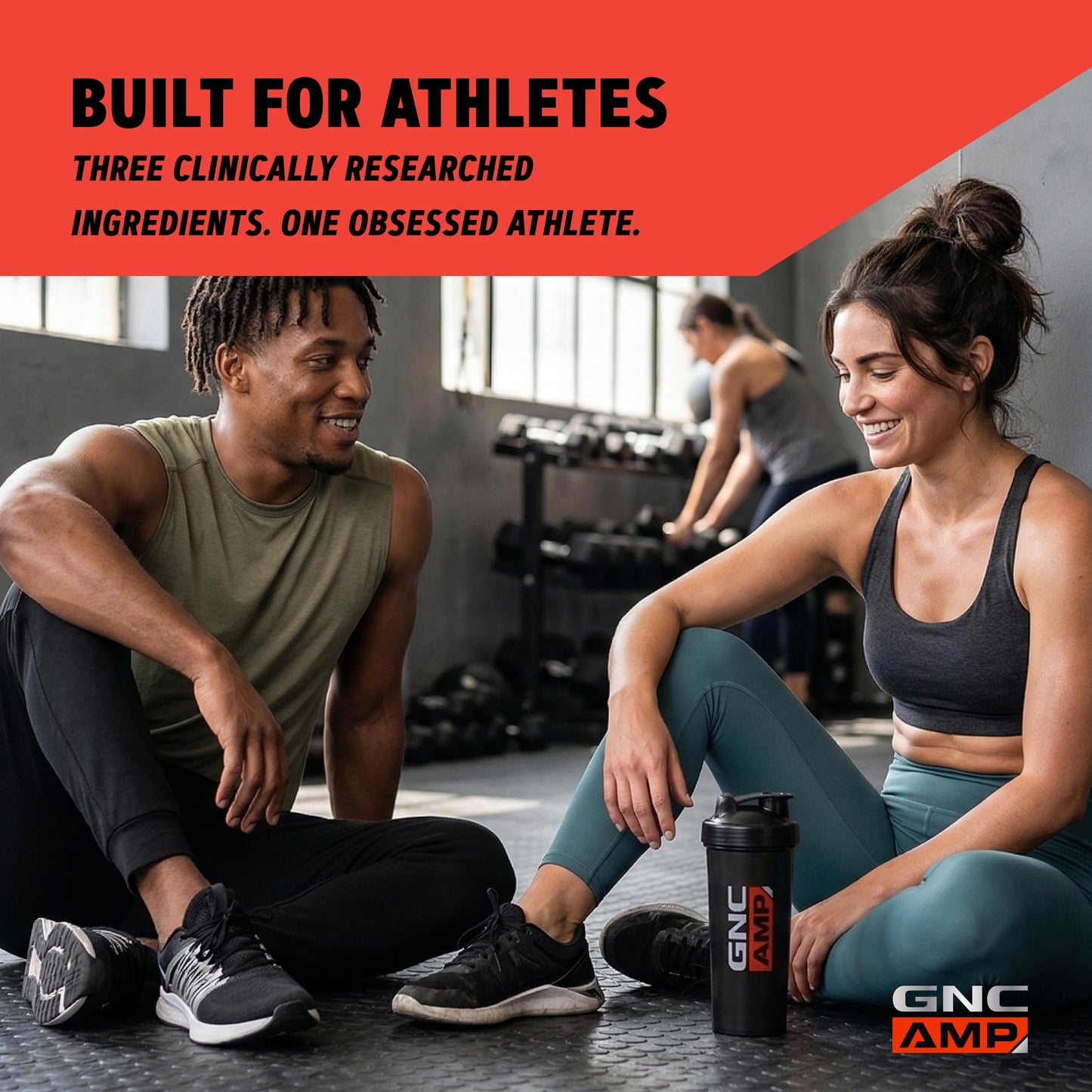 GNC AMP Creabolic Creatine Monohydrate Powder, 14.3 oz