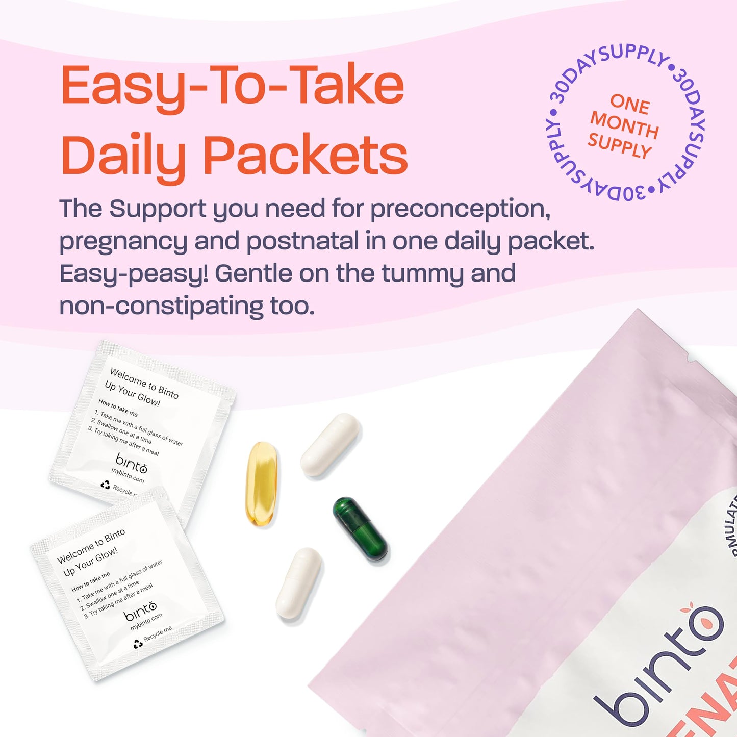 Binto Prenatal Kit Capsules 30-Count