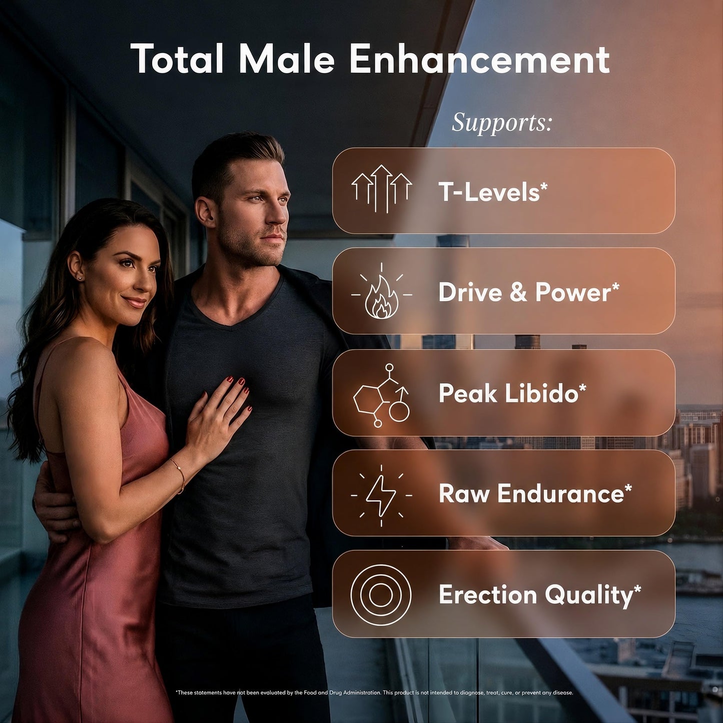 CLARVA Male Enhancing Supplement & Libido Support Tablets 60 Count