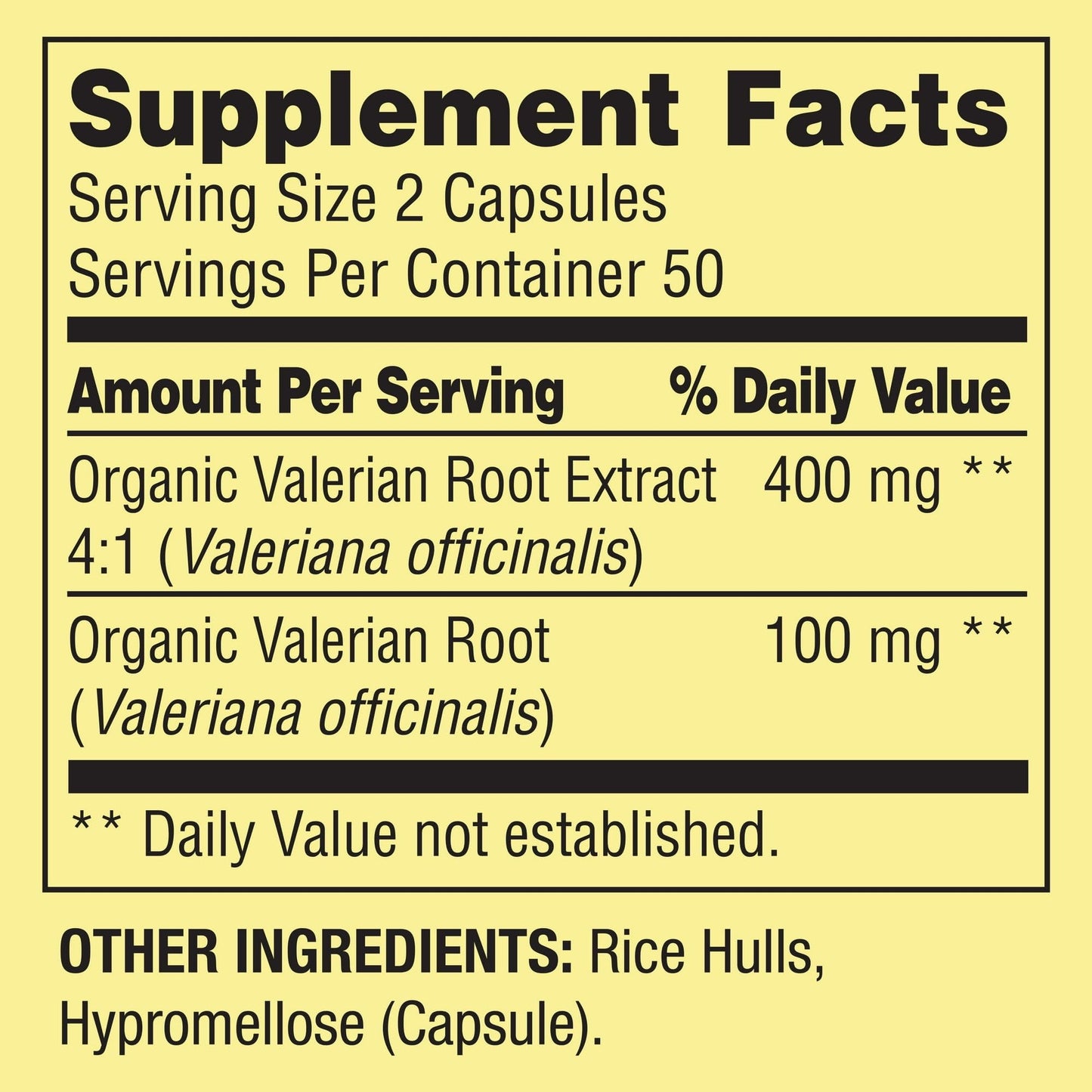 BASKETGOODS Valerian Root 500 mg Vegetarian Capsules, 100 Count