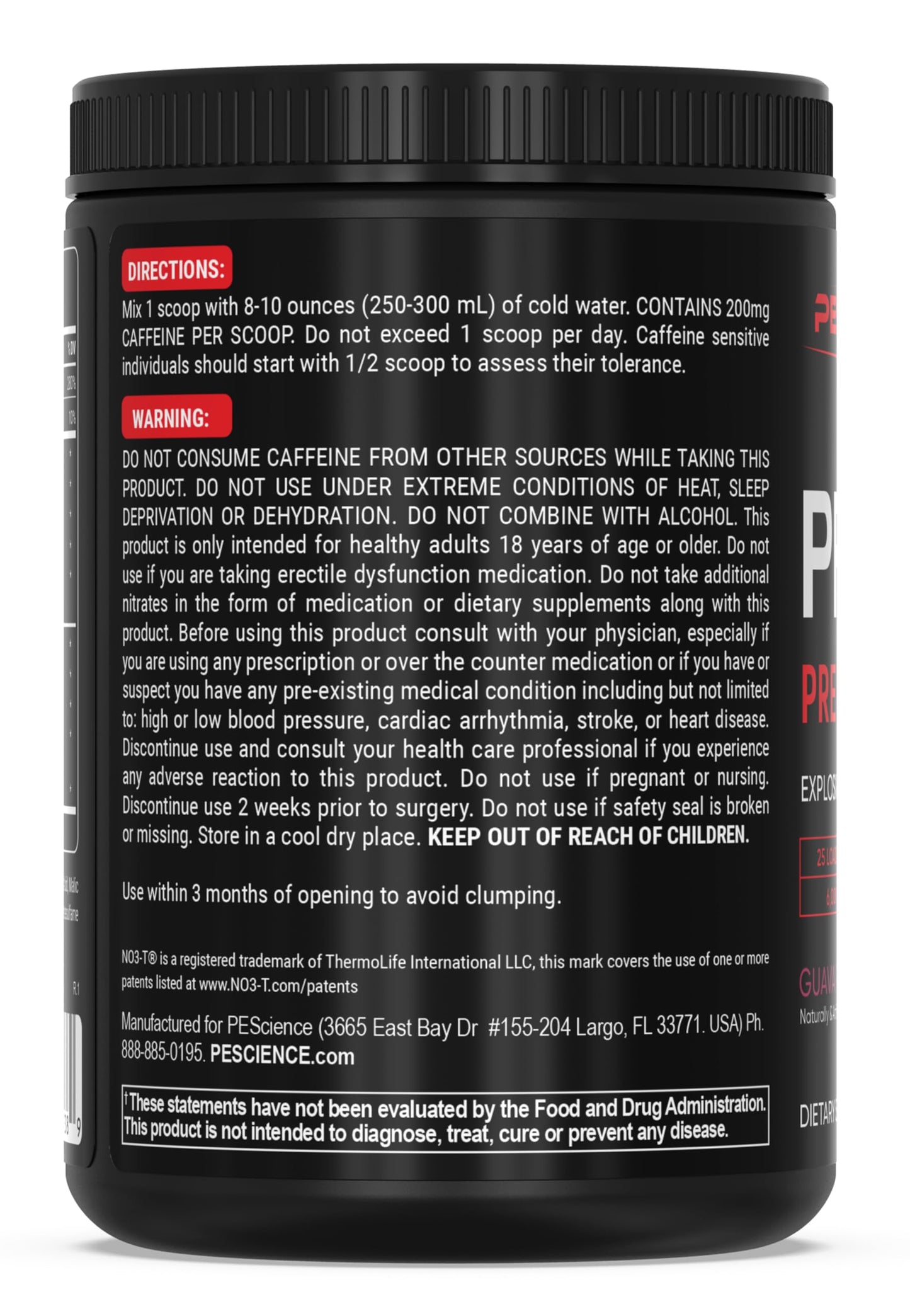 PEScience Prolific-1 Pre Workout Powder 14.1 Ounce