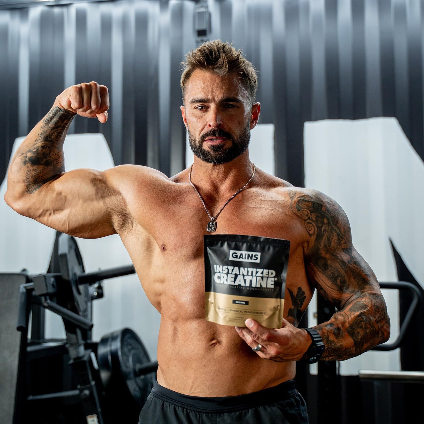 Gains in Bulk Instantized Creatine Monohydrate Powder, 30 Servings