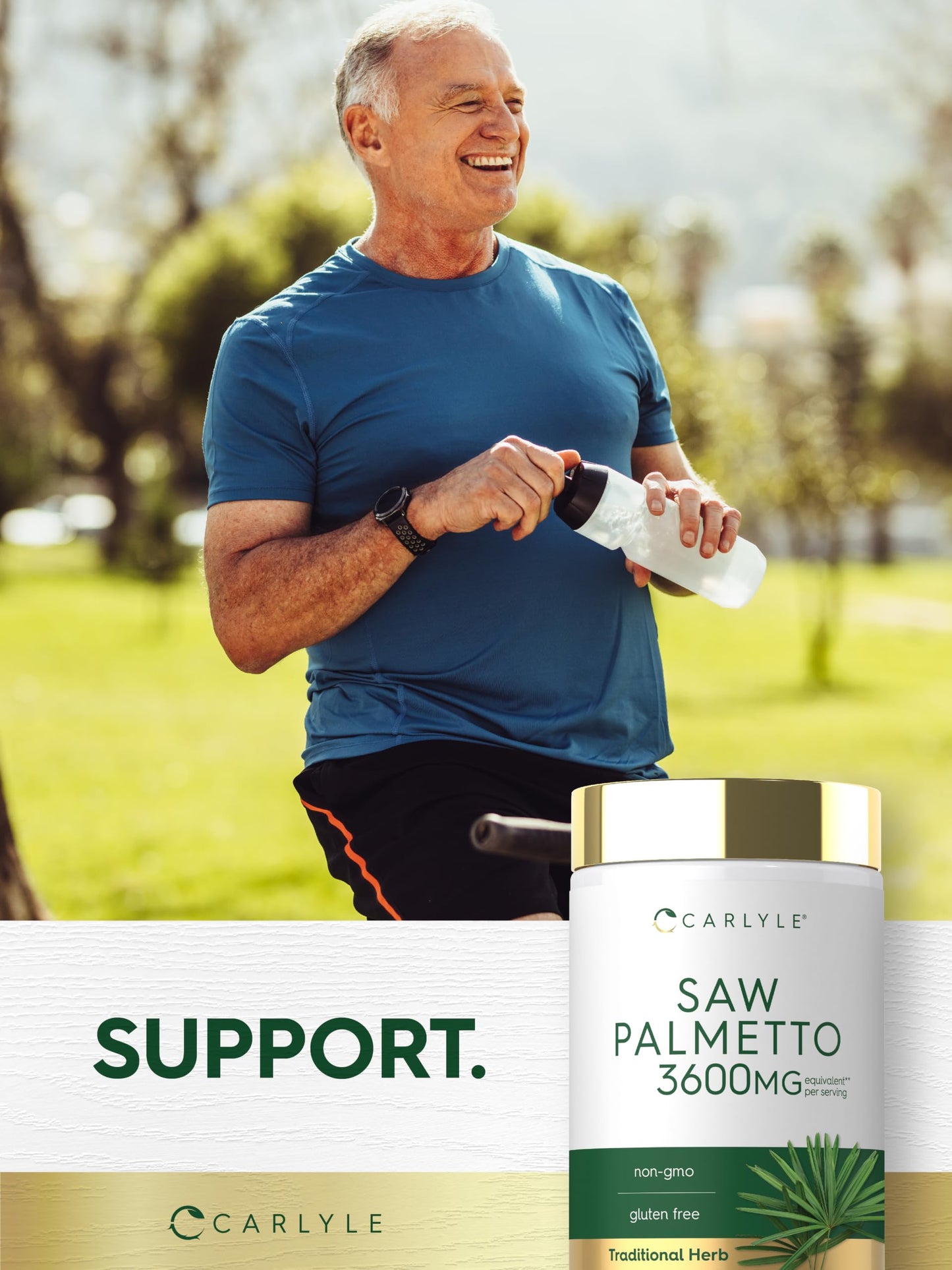 Carlyle Saw Palmetto for Men and Women 250 Capsules