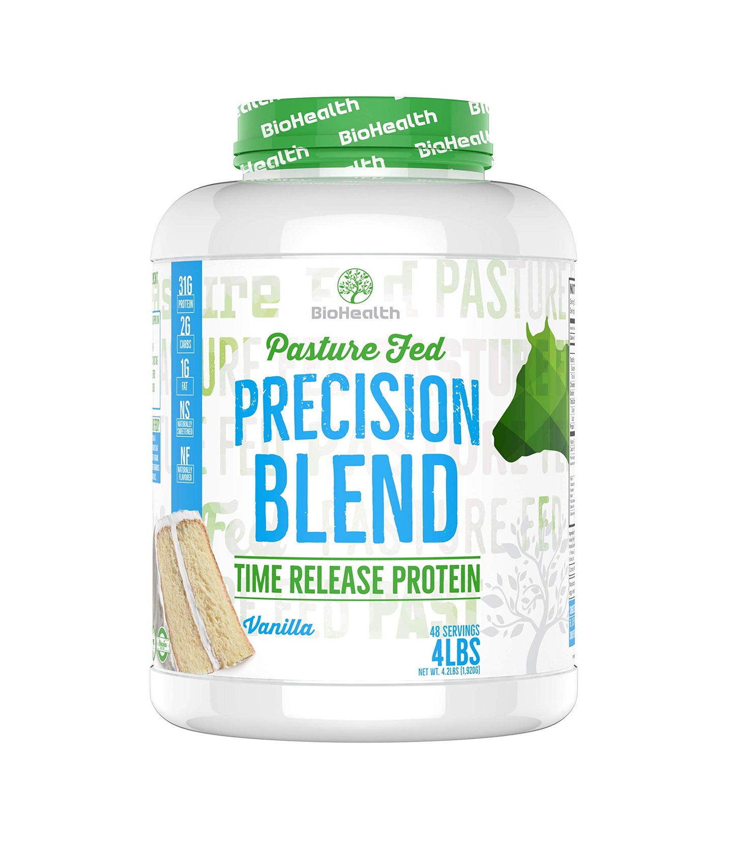 BioHealth Nutrition Precision Blend Protein Whey Protein Powder, 4 Pound (Pack of 1)