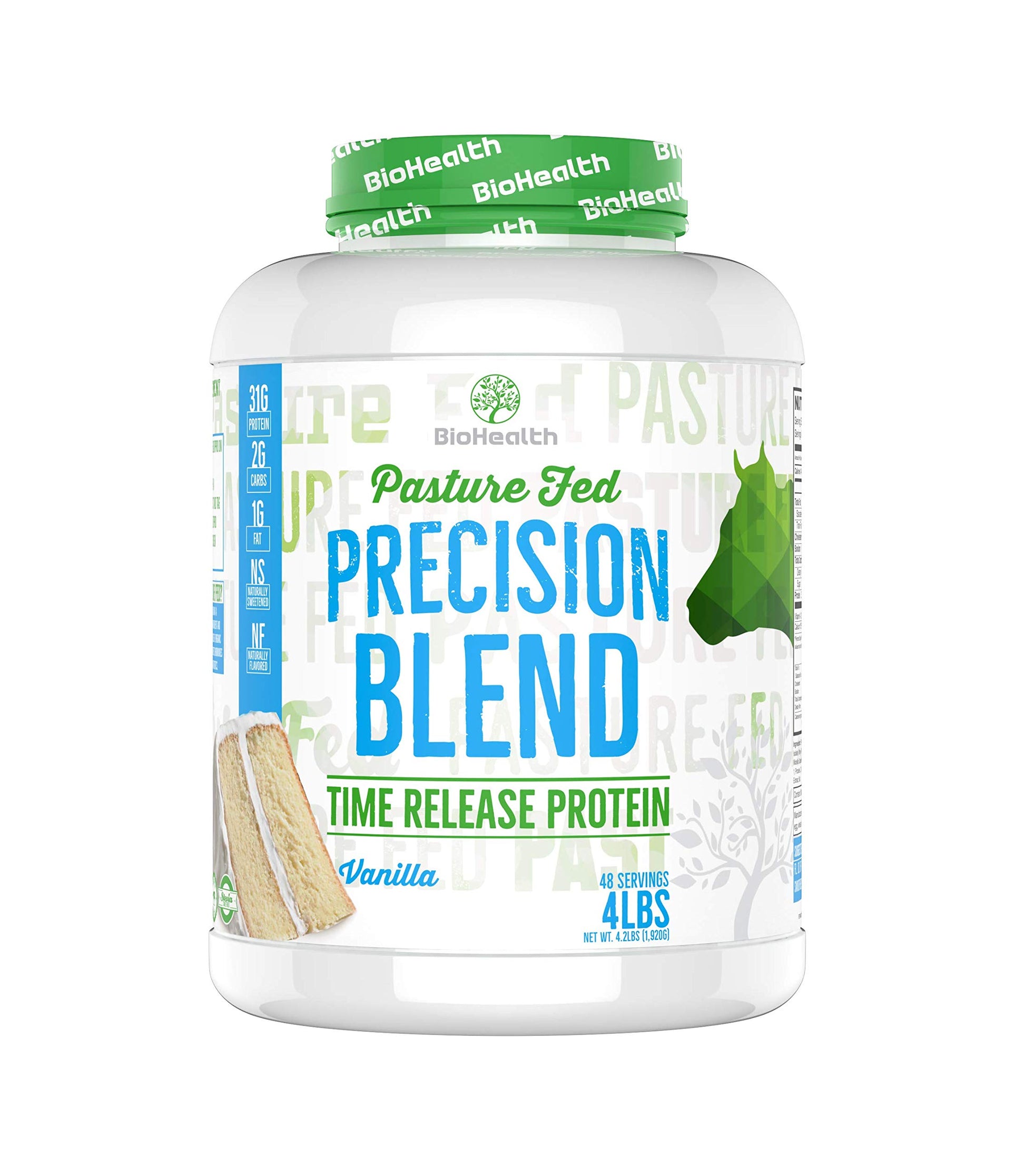 BioHealth Nutrition Precision Blend Protein Whey Protein Powder, 4 Pound (Pack of 1)