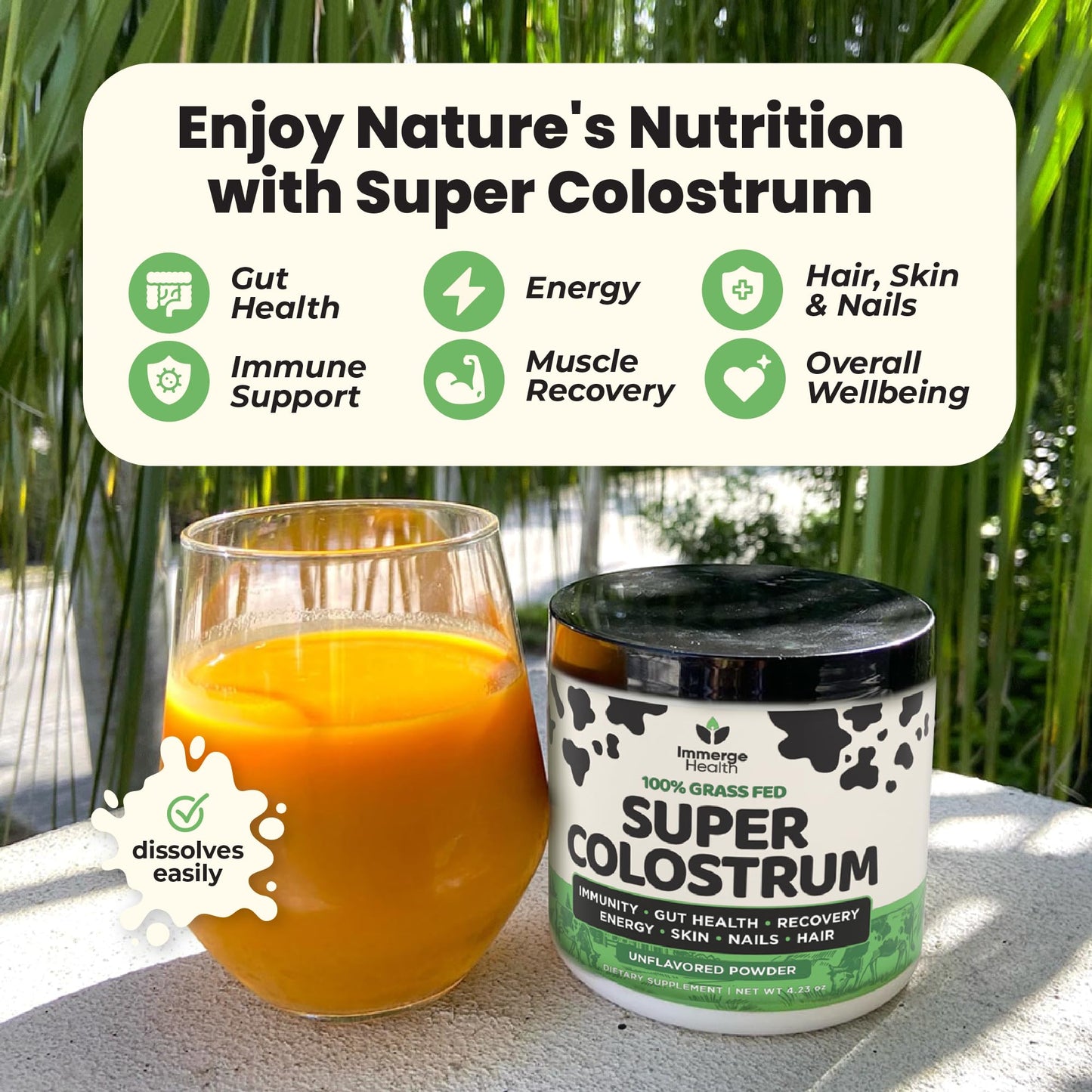 ImmergeHealth.com Super Colostrum Powder 4.23 oz