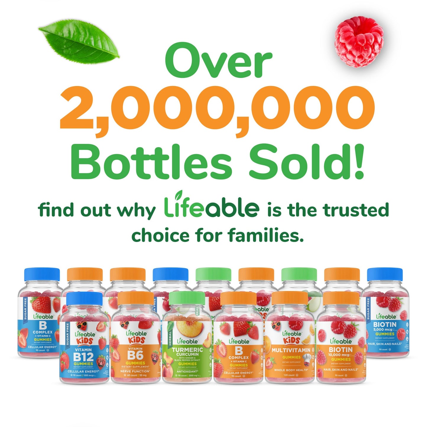 Lifeable Vitamin B12 Gummy 90 Count