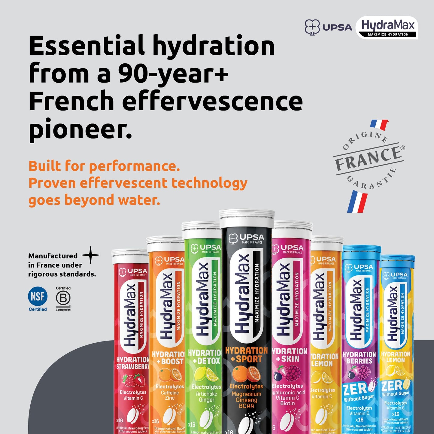 Upsa HydraMax Sport Electrolytes Hydration Tablets 16 Count