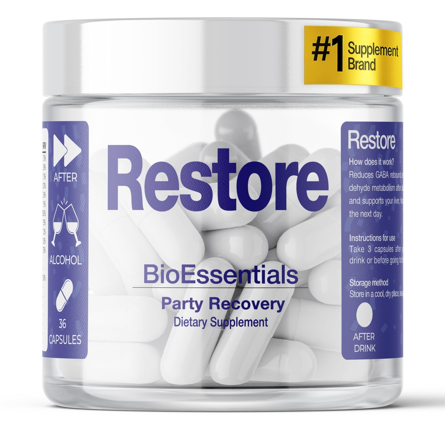 BioEssentials Restore Capsules 36 Count