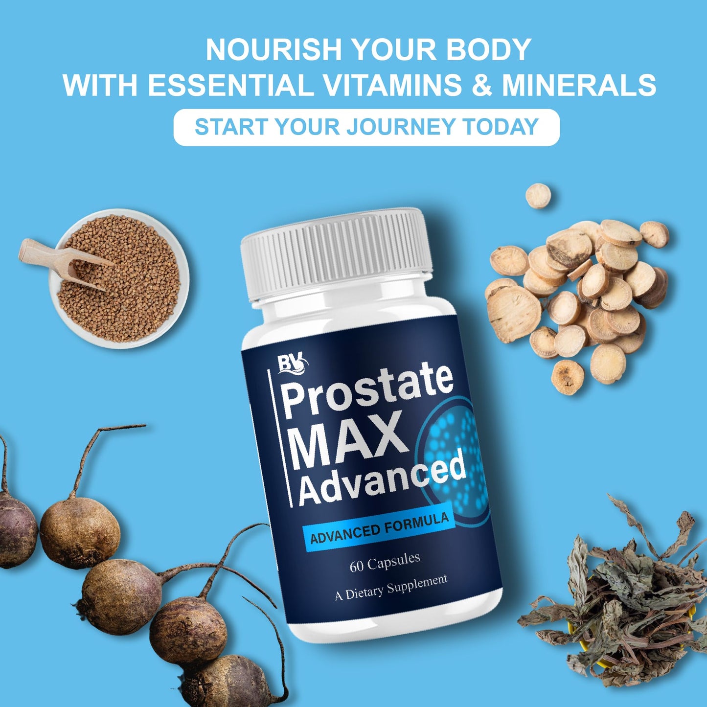 BLUE VIBE Prostate Max Advanced Capsules 120 Capsules