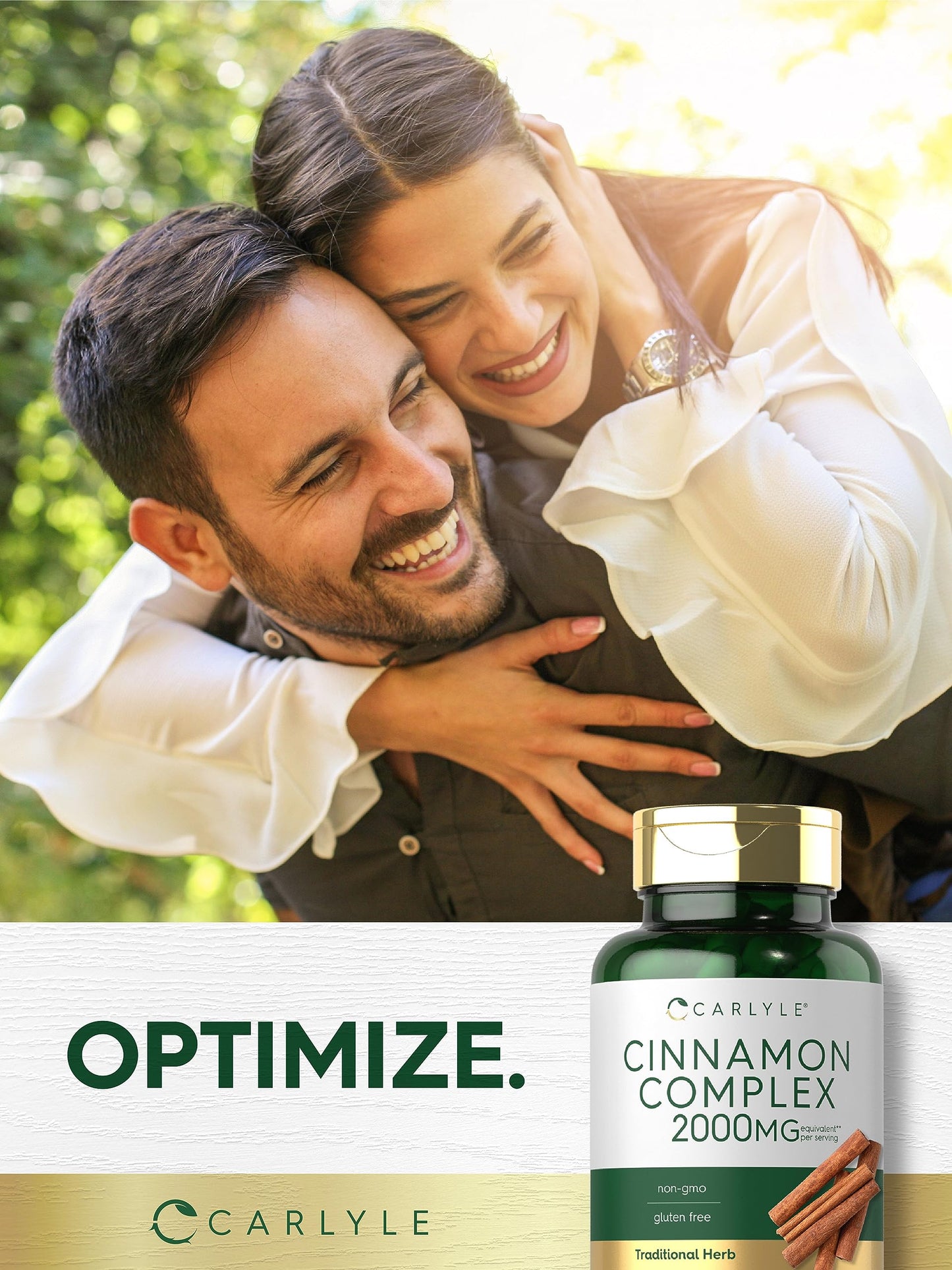 Carlyle Ceylon Cinnamon Complex with Gymnema and Mulberry, 150 Capsules
