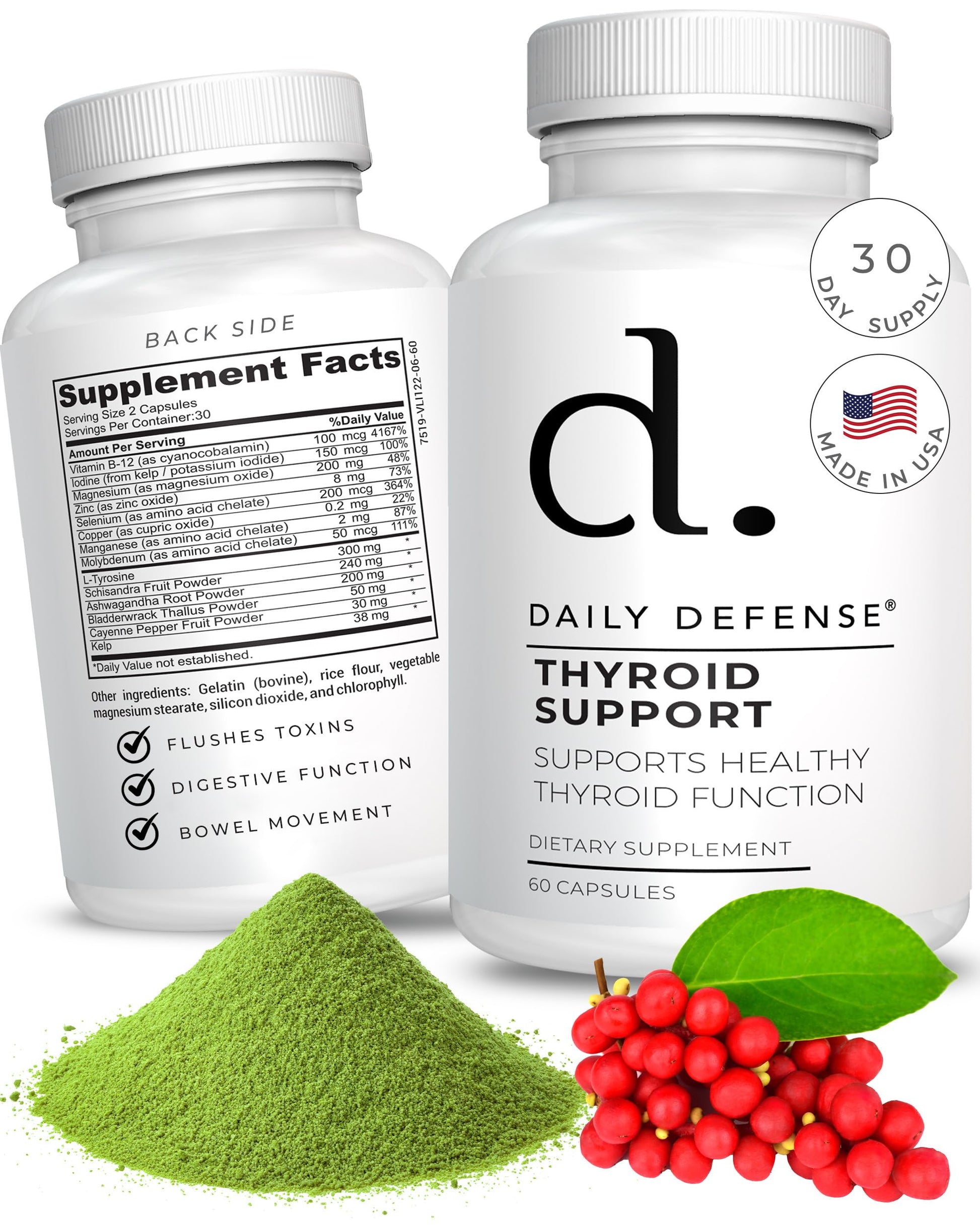 Daily Defense Thyroid Defense Capsule 60 Count
