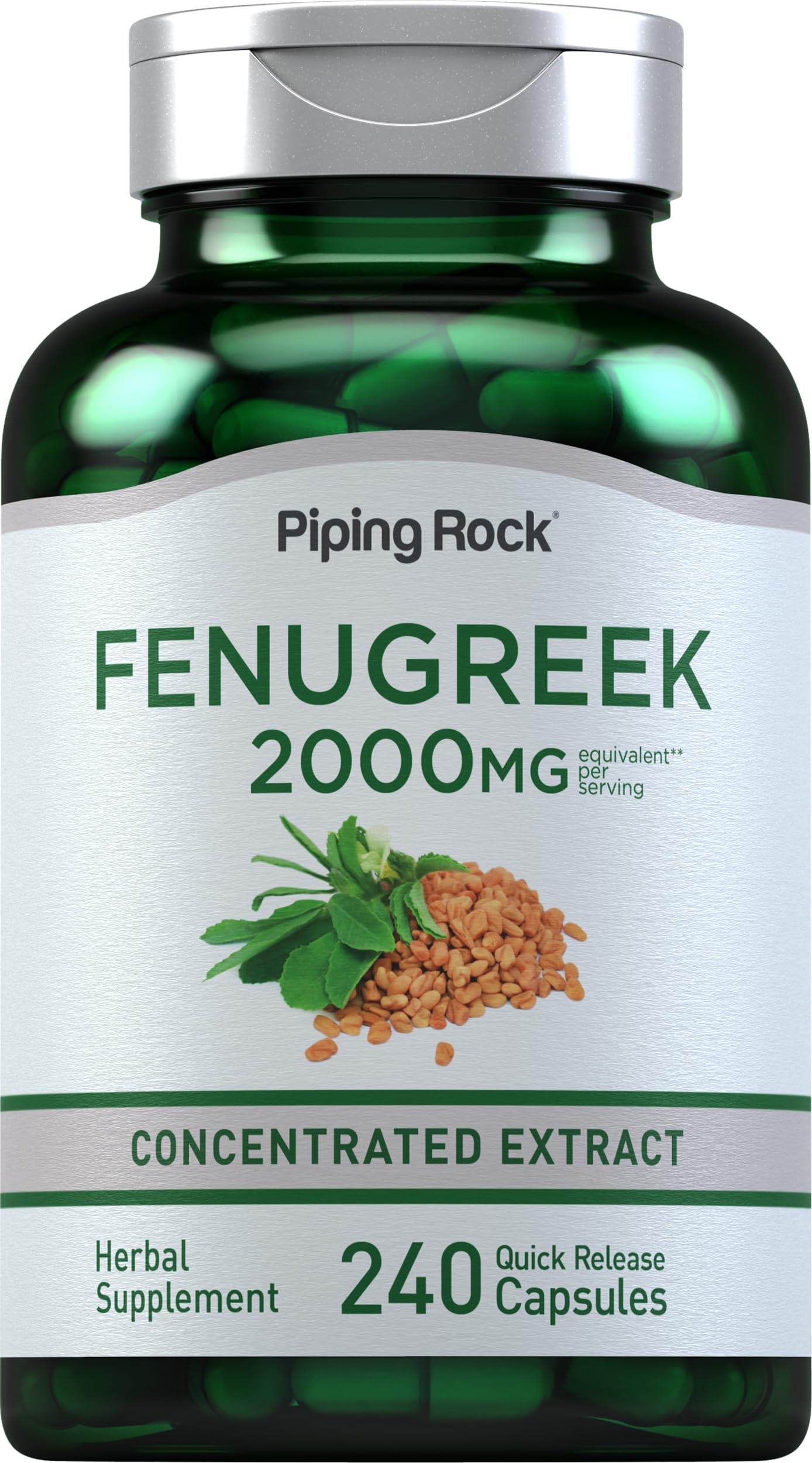 Piping Rock Fenugreek Capsules 240 Count