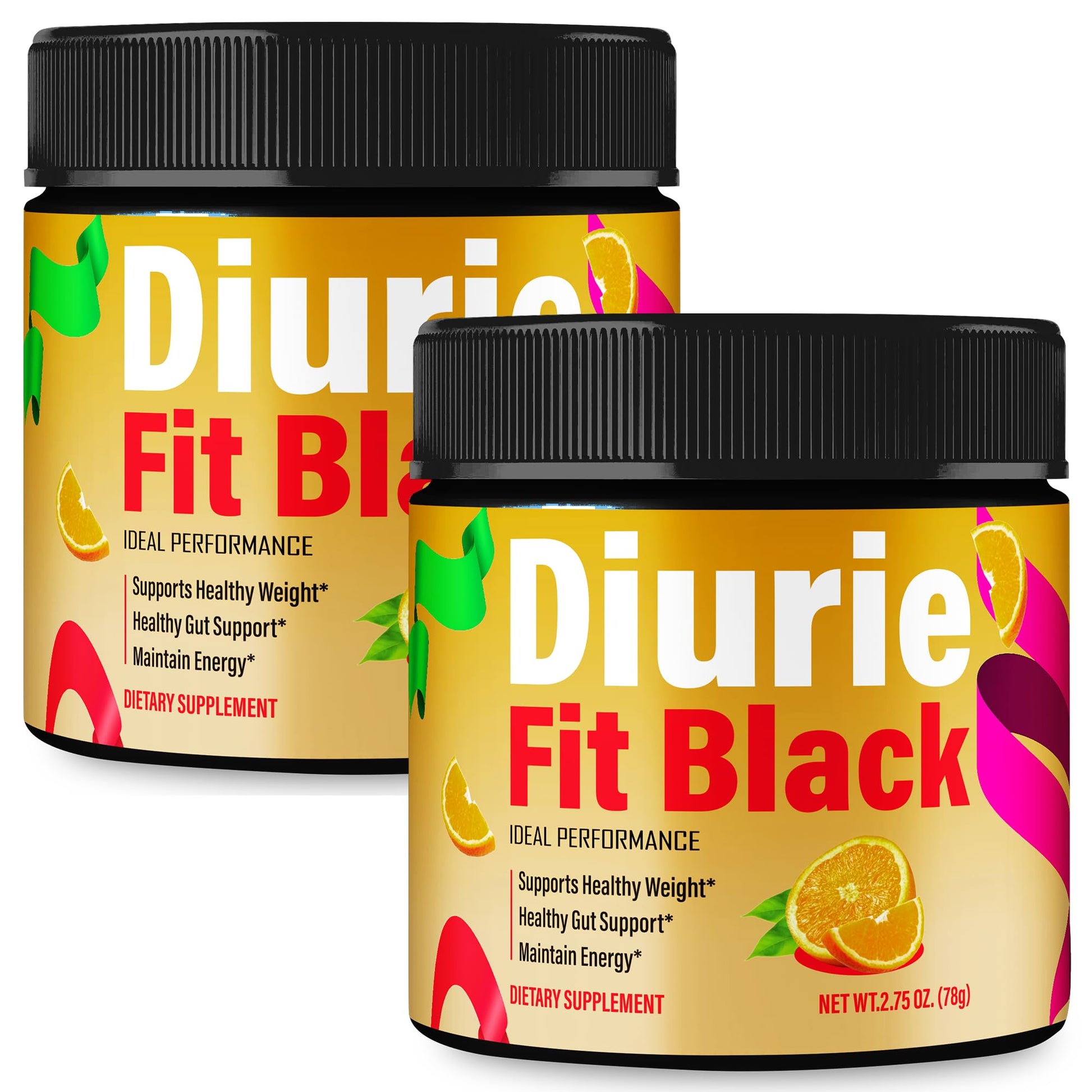 IDEAL PERFORMANCE Diurie Fit Powder 5.5 Ounces (Pack of 2)