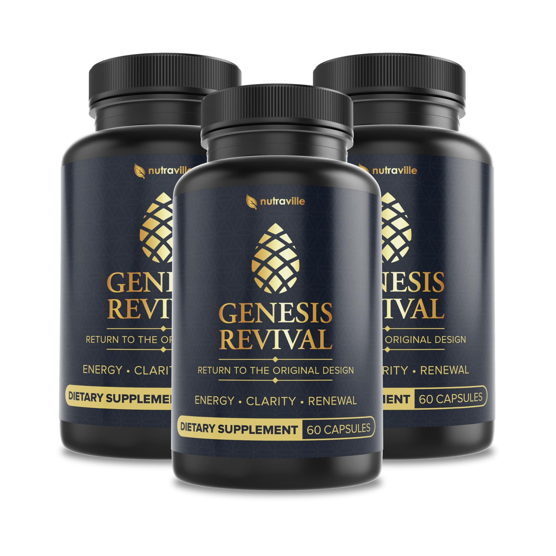 Nutraville Genesis Revival Capsules, 60 Count