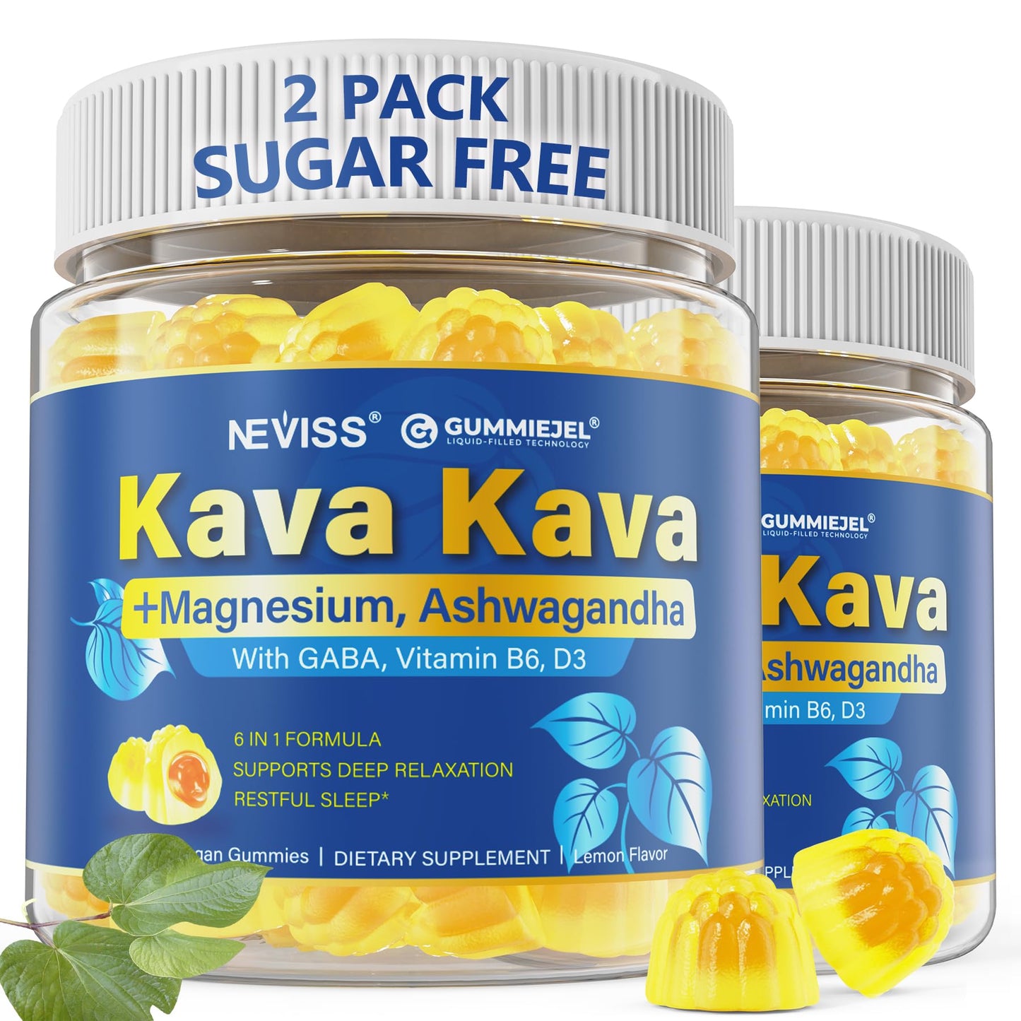 NEVISS Kava Kava Gummies 120 Gummies