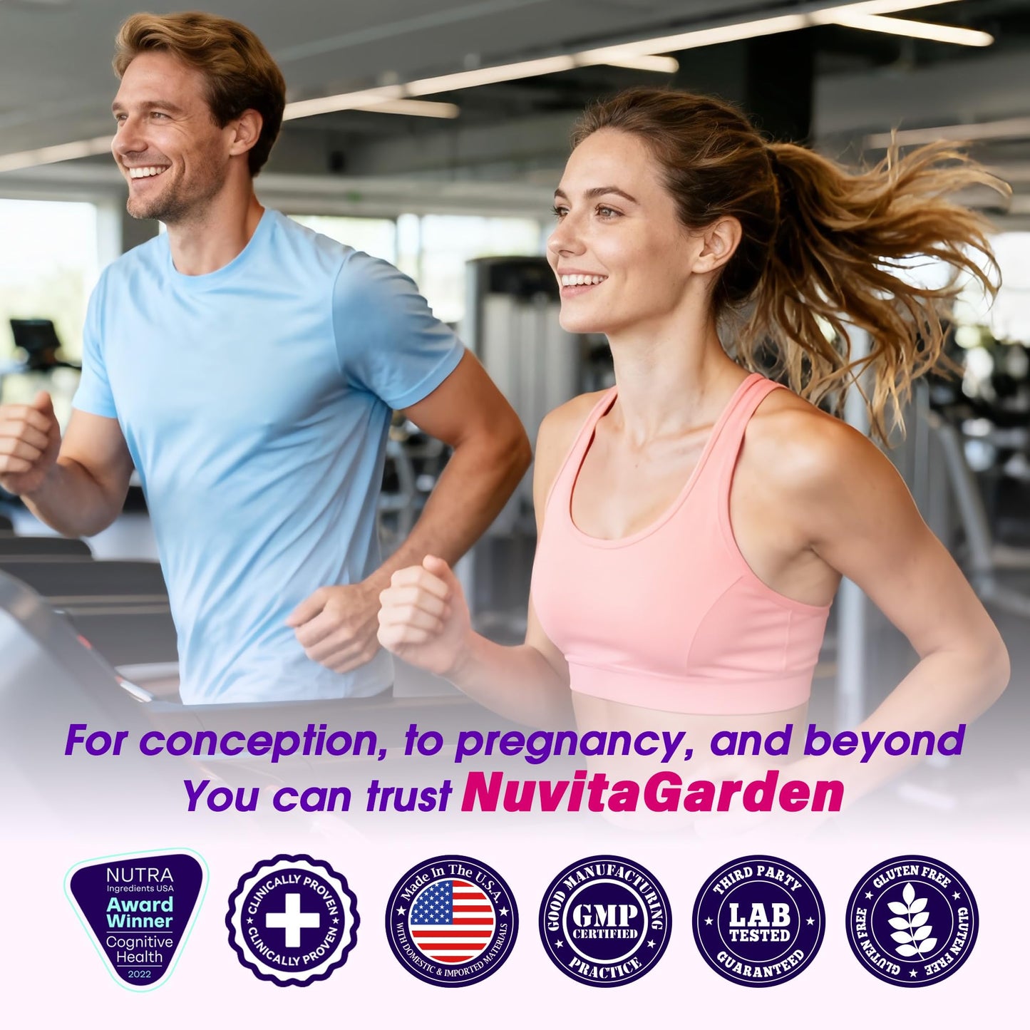 NuvitaGarden Choline 500 mg Capsules, 60 Count, Vegan, Brain Health, Mood Support, Muscle & Liver Support