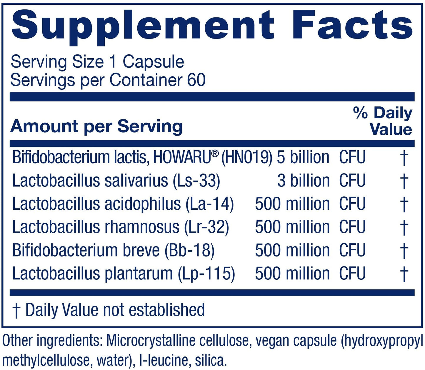 Vitanica Flora Symmetry Probiotic Capsule, 60 Count