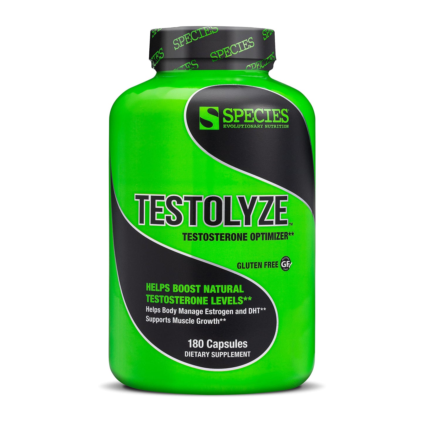 Species Nutrition Testolyze Natural Testosterone Booster Capsule 180 Count