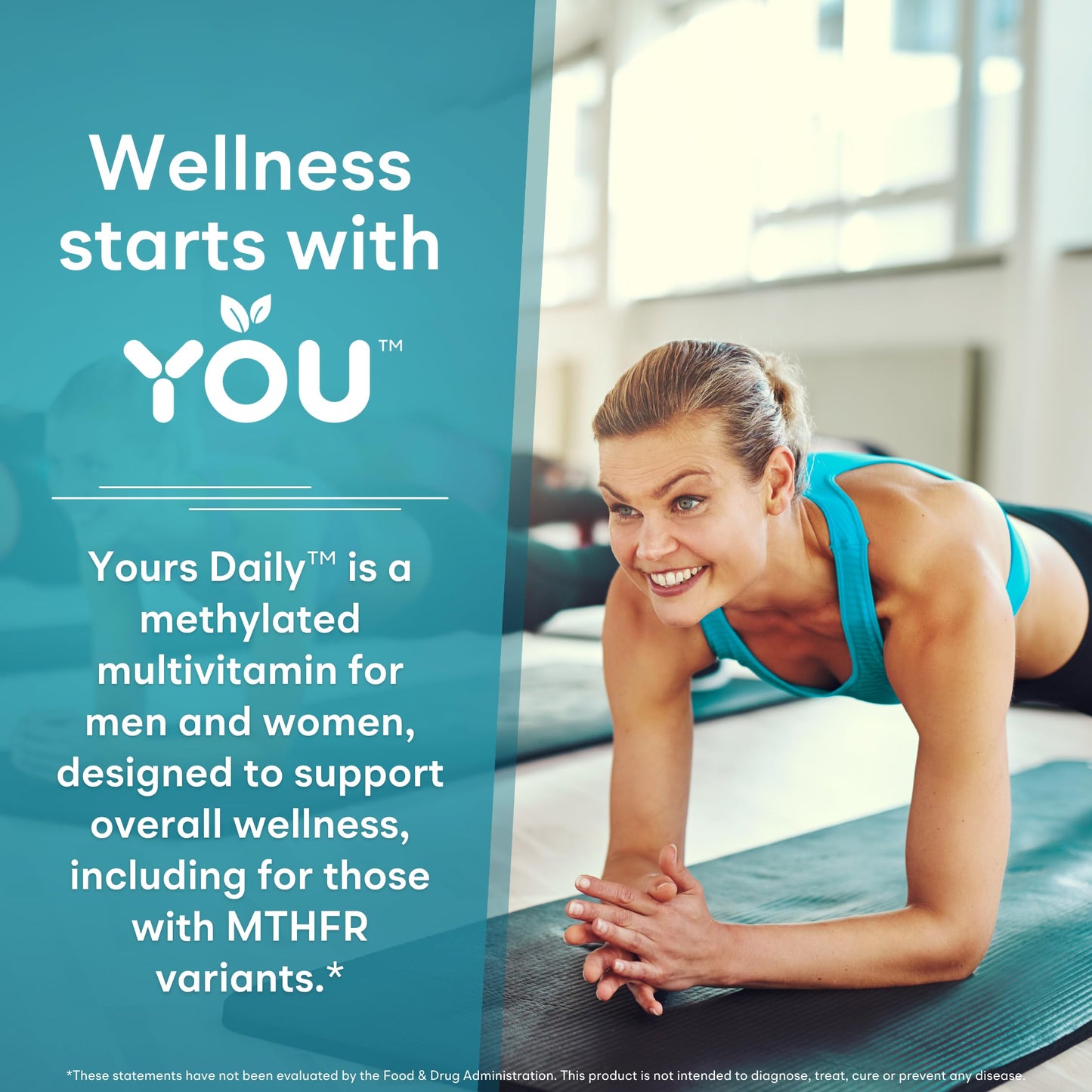 You Vites Methylated Multivitamin for Men and Women Without Iron Capsule 60 Count