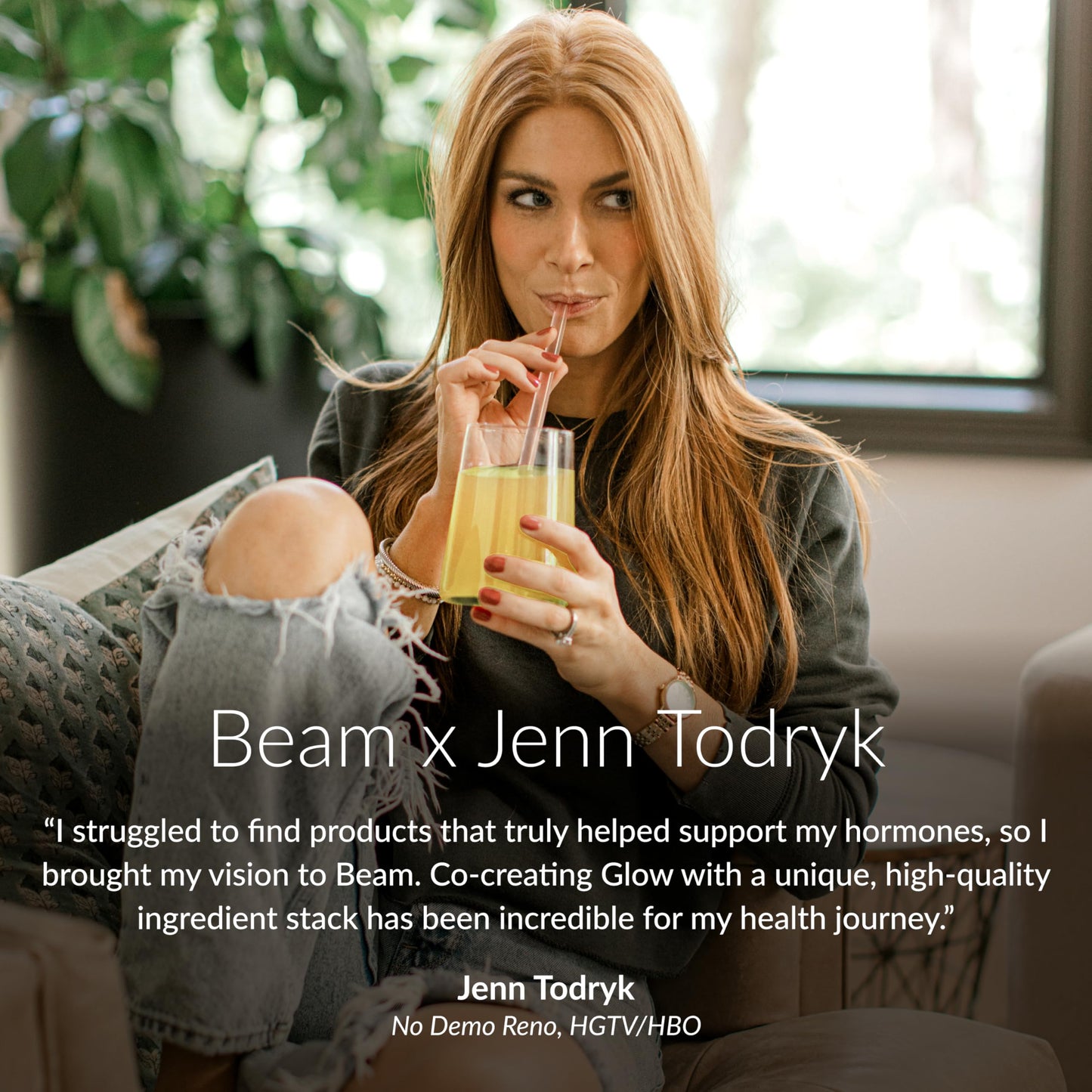 BEAM Glow Hormone Support & Cortisol Supplement for Women Powder 15 Servings