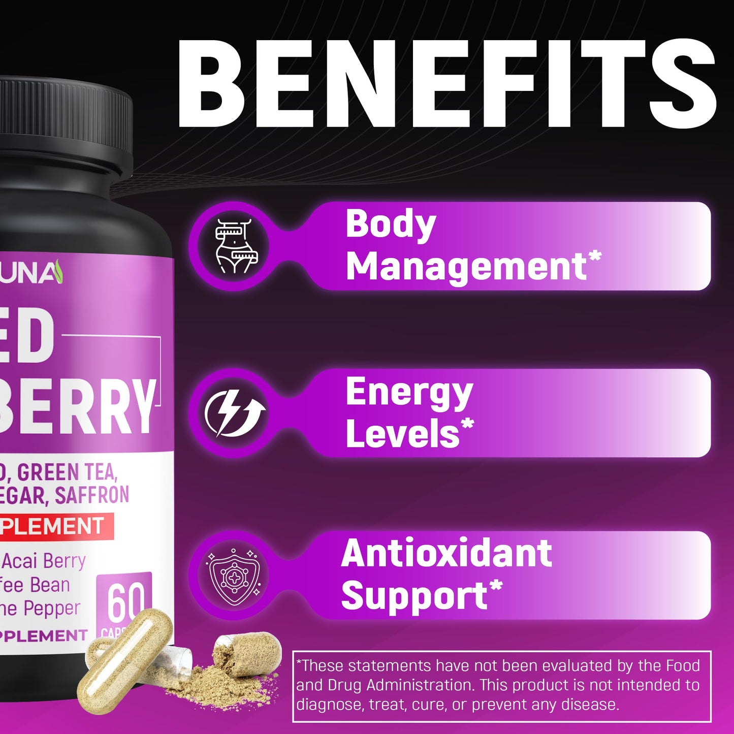CIVIMUNA Red Raspberry Capsules 120 Capsules