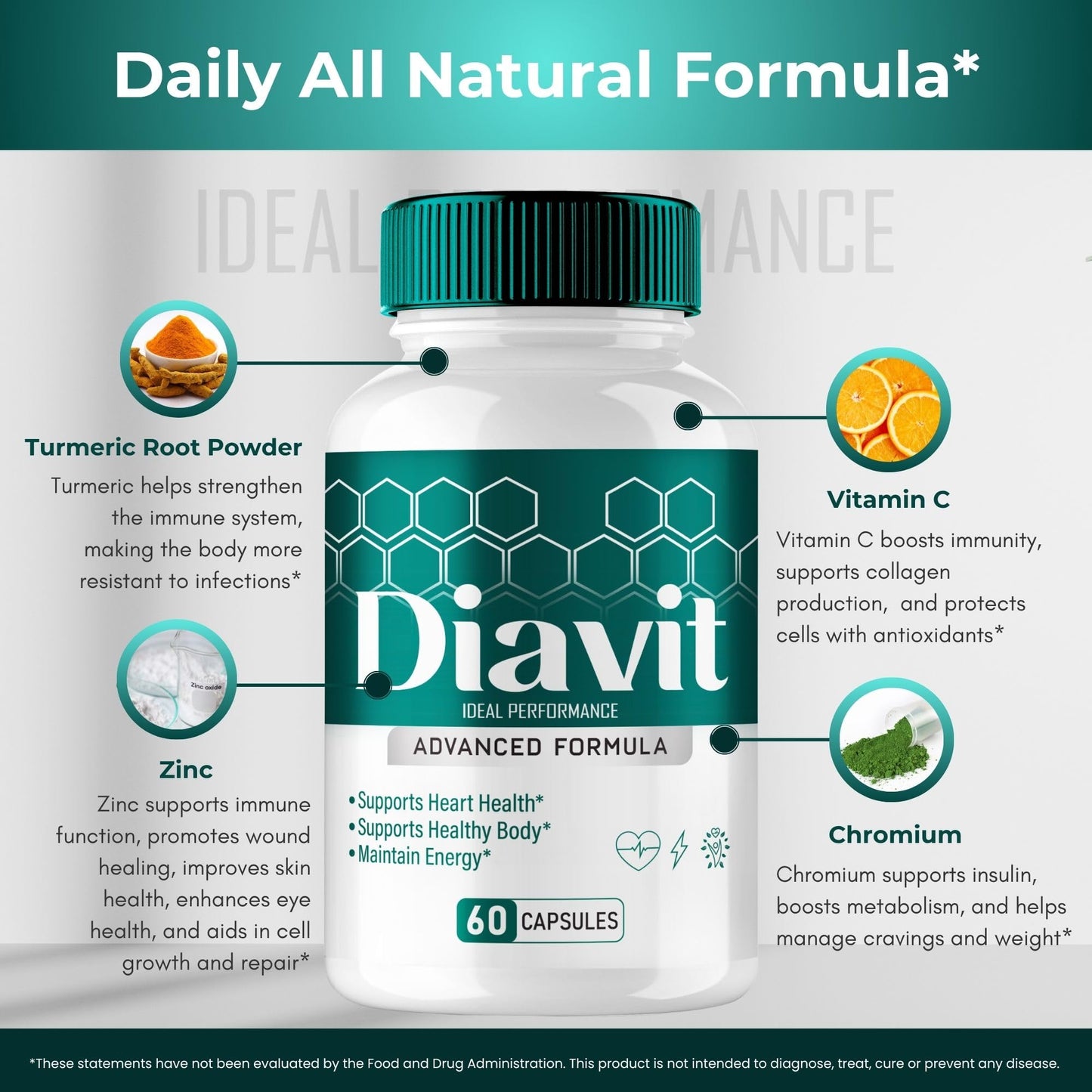 IDEAL PERFORMANCE Diavit Capsules, 300 Count