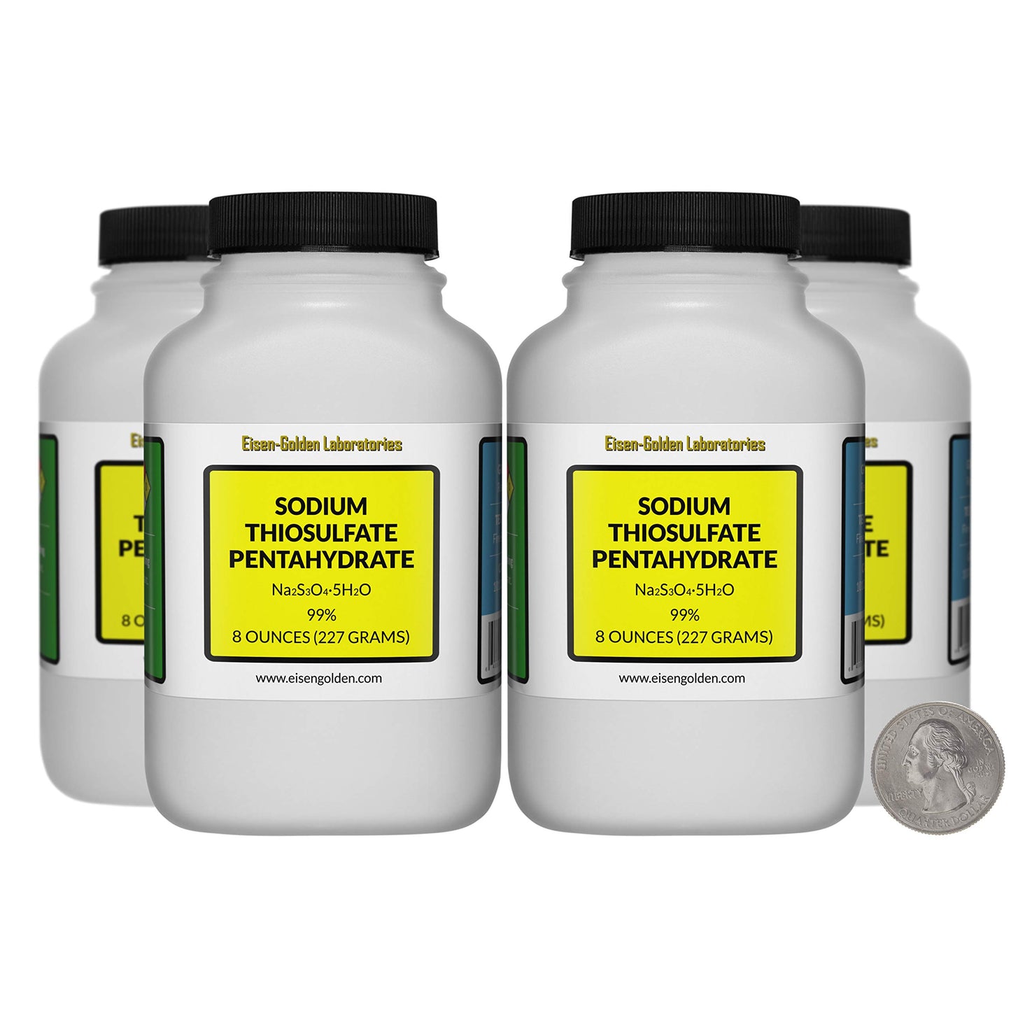 Eisen-Golden Laboratories Sodium Thiosulfate Pentahydrate [Na2S3O3.5H2O] 99% AR Grade Powder, 32 oz