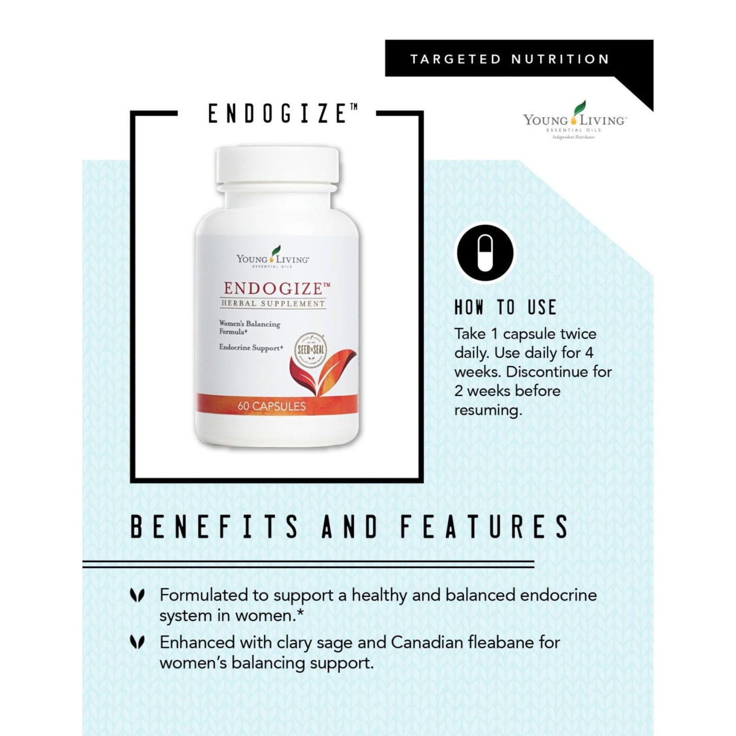Young Living EndoGize Capsules 60