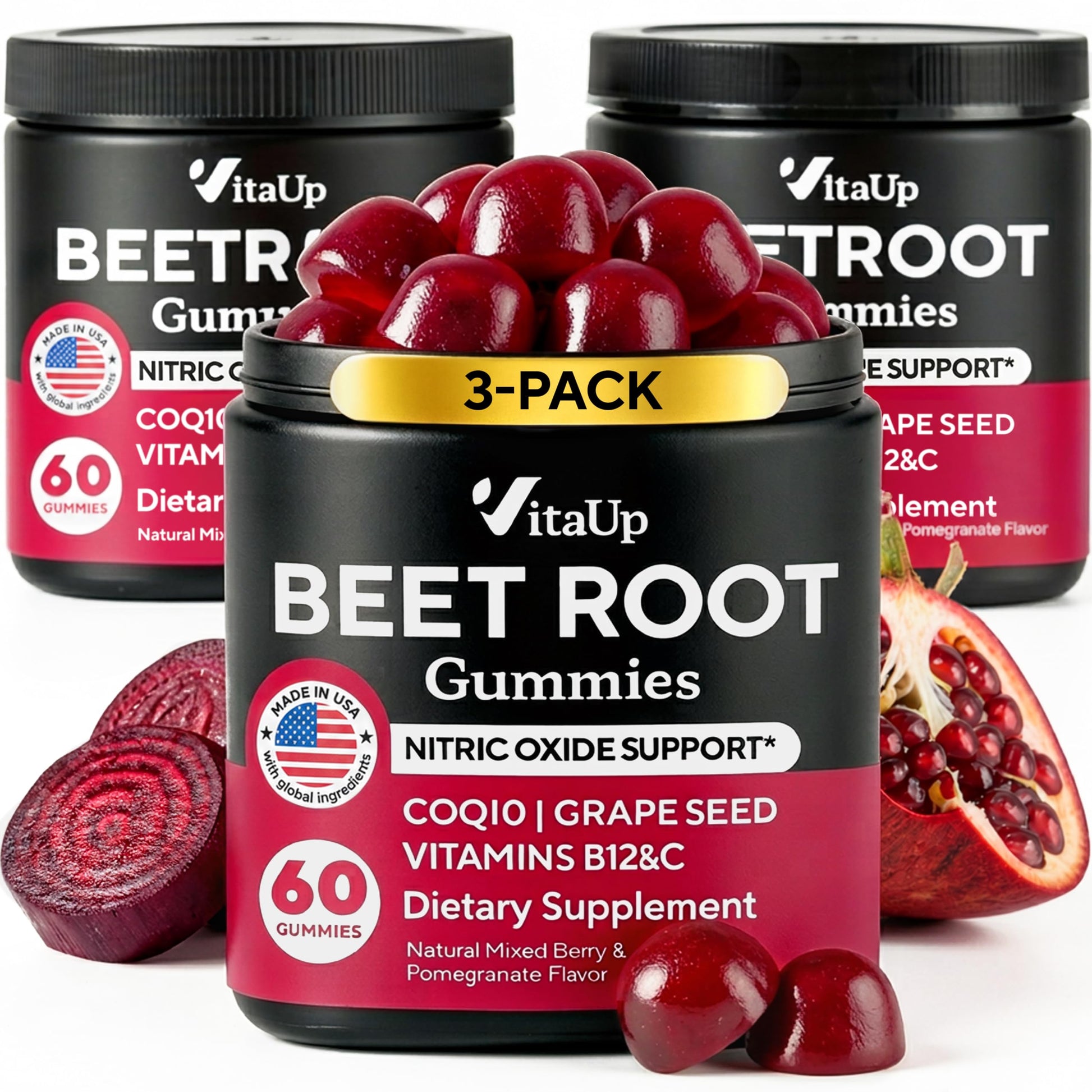 VitaUp Beet Root Gummies 180 Count